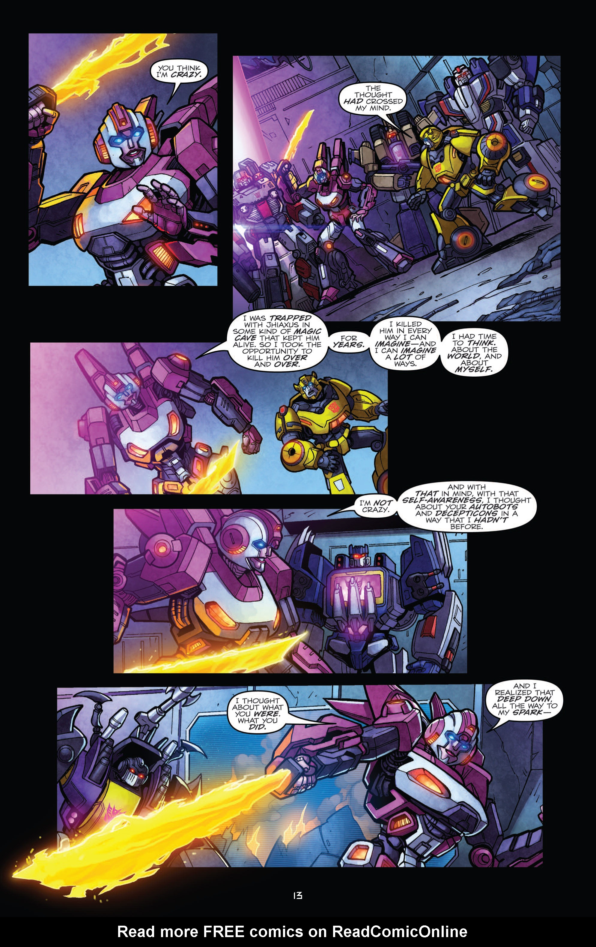 Read online Transformers: Robots In Disguise (2012) comic -  Issue #15 - 16