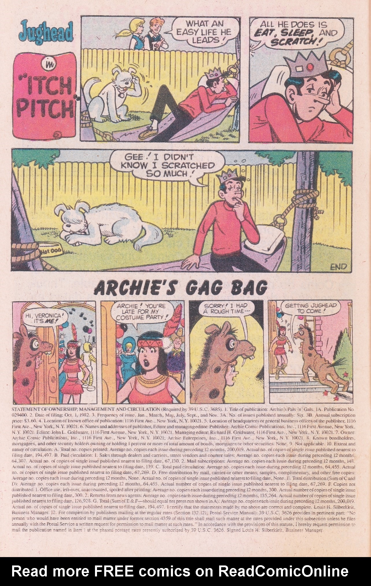 Read online Archie's Pals 'N' Gals (1952) comic -  Issue #164 - 10