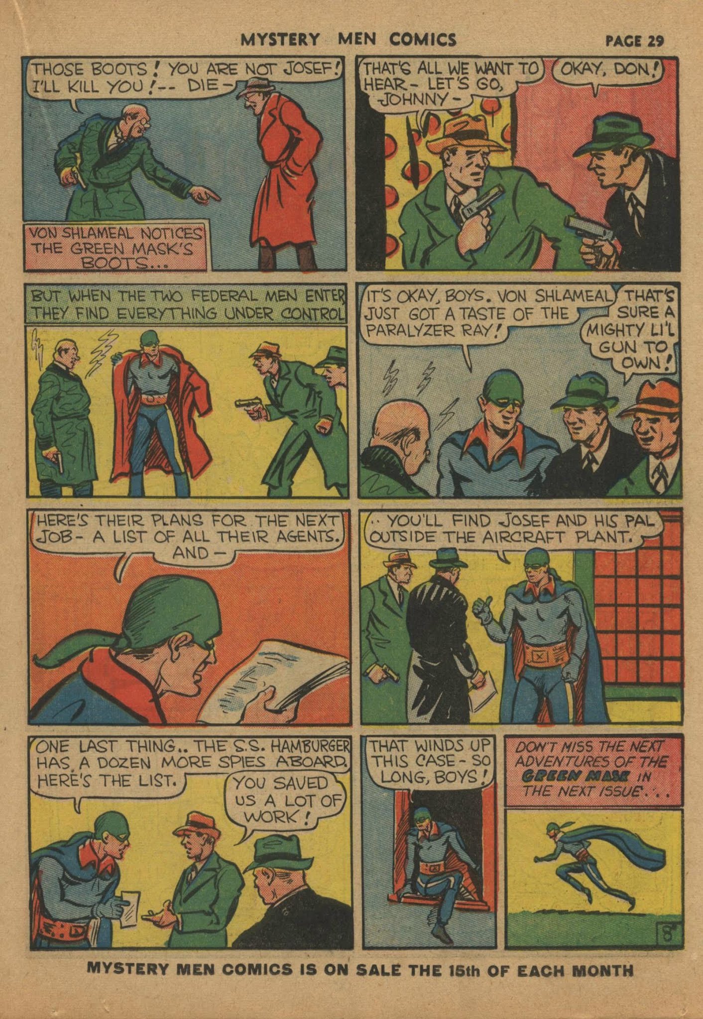 Read online Mystery Men Comics comic -  Issue #9 - 31