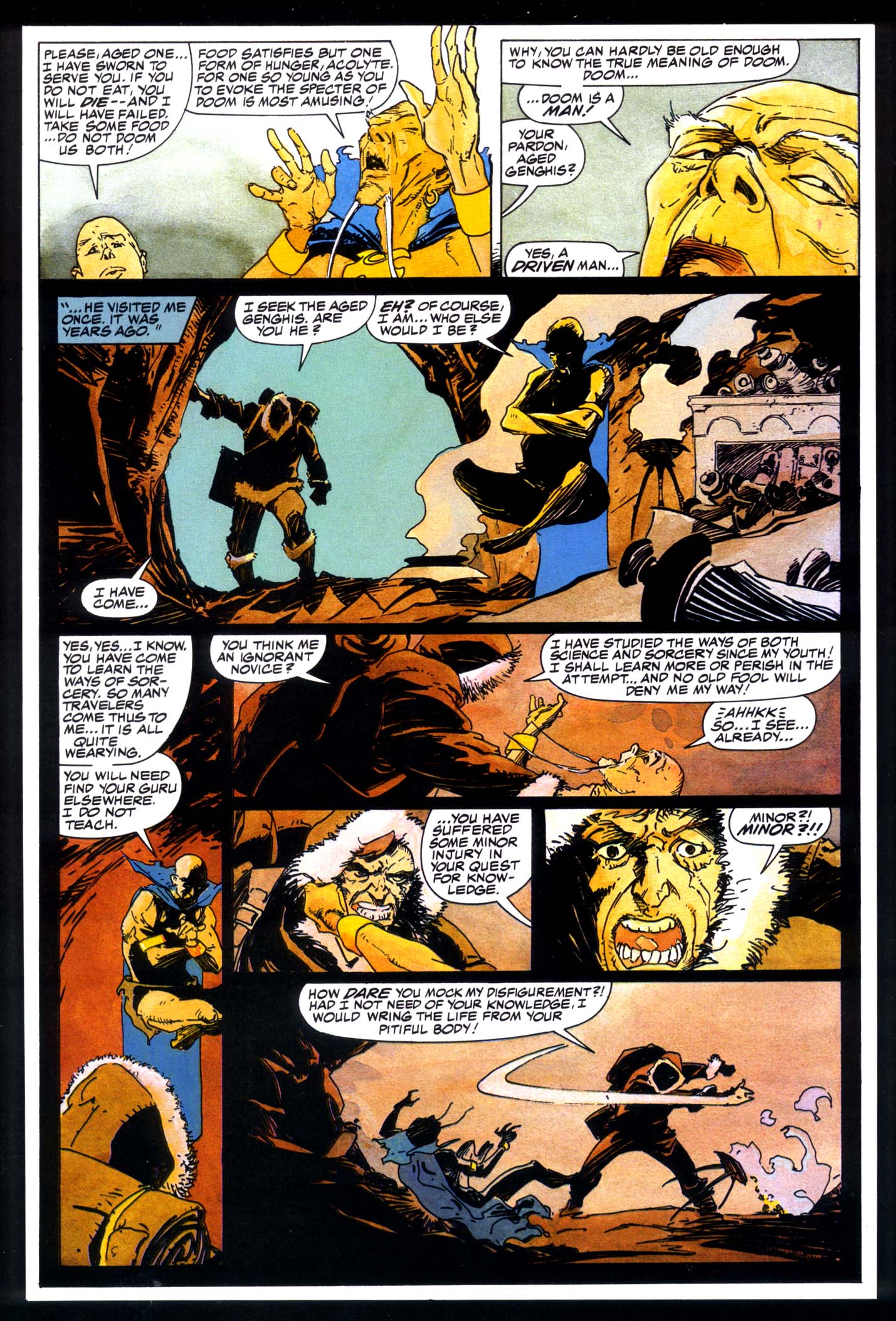Read online Marvel Graphic Novel comic -  Issue #49 - Doctor Strange & Doctor Doom - Triumph & Torment - 5