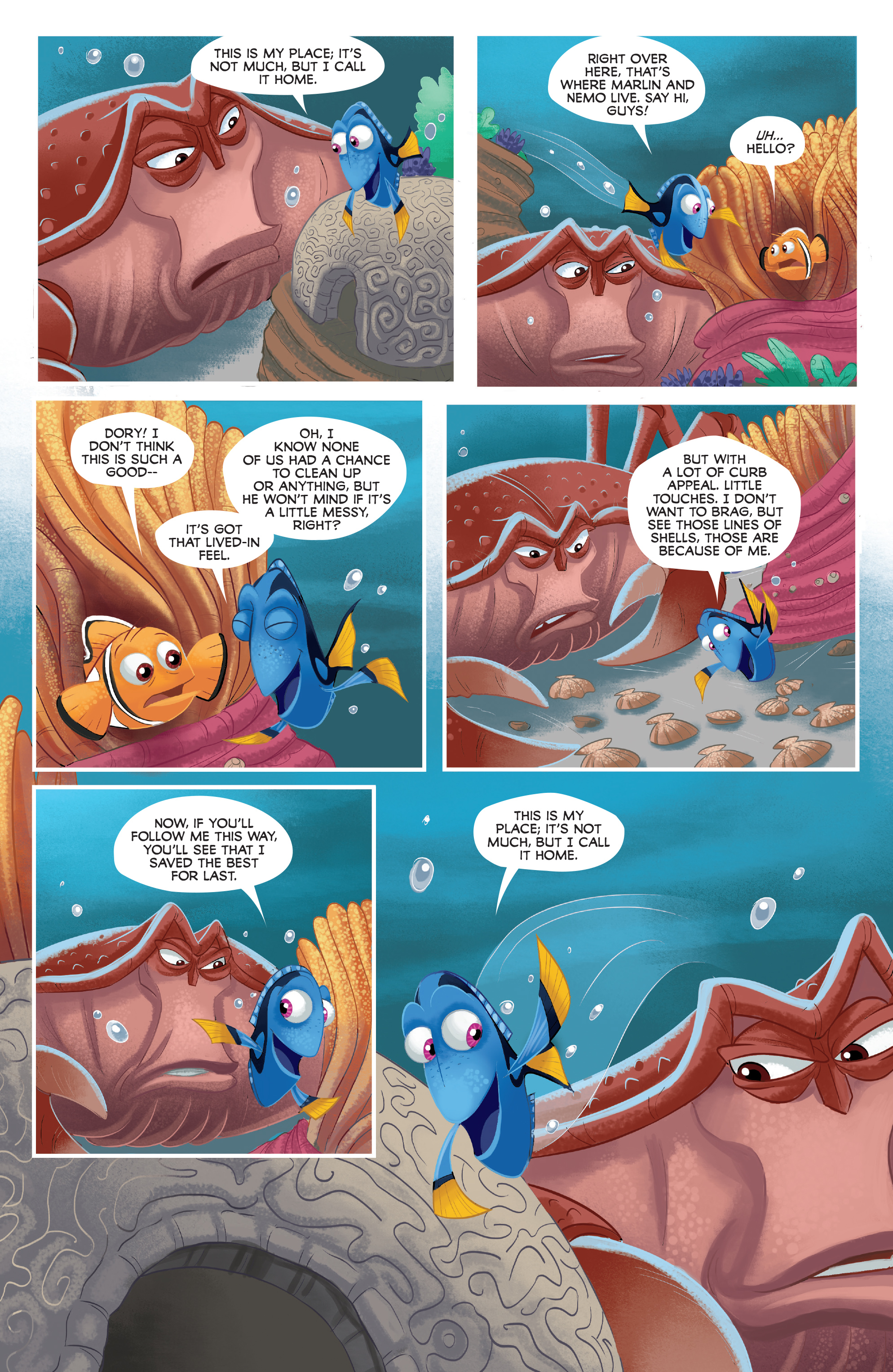 Read online Disney Pixar Finding Dory comic -  Issue #3 - 9