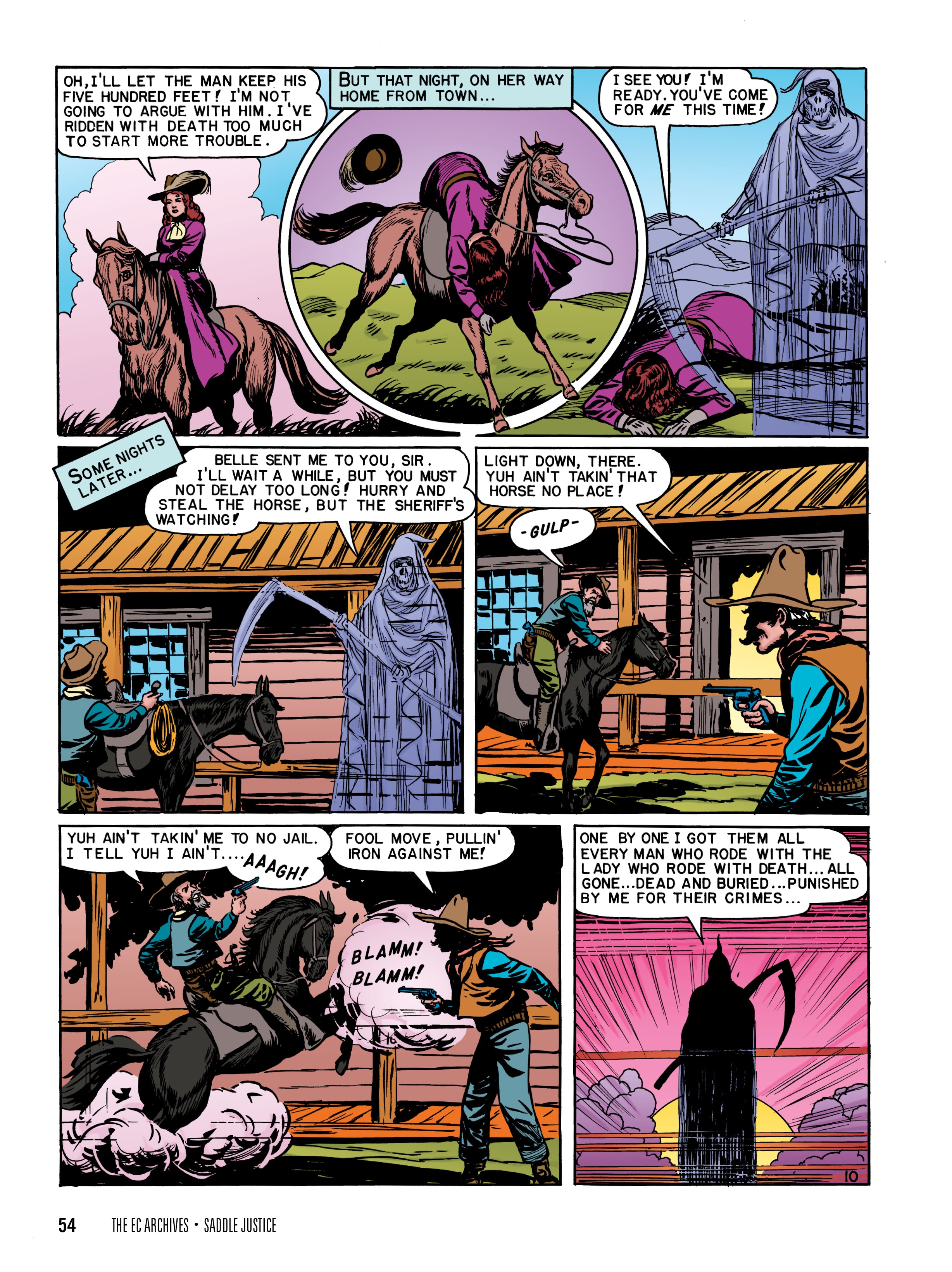 Read online The EC Archives: Saddle Justice comic -  Issue # TPB (Part 1) - 56