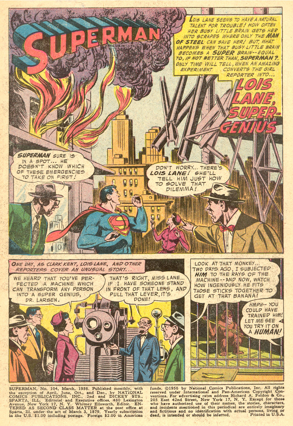 Superman (1939) issue 104 - Page 3