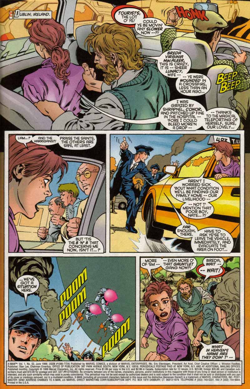 Read online X-Man comic -  Issue #52 - 2