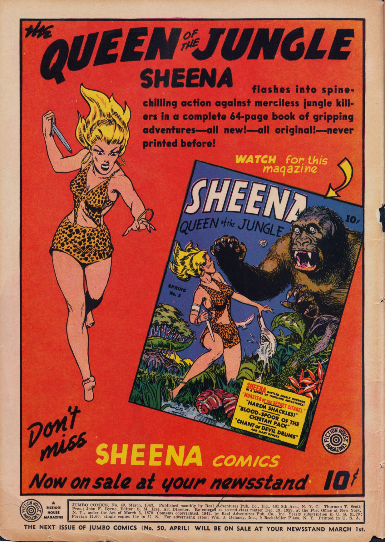 Read online Jumbo Comics comic -  Issue #49 - 2