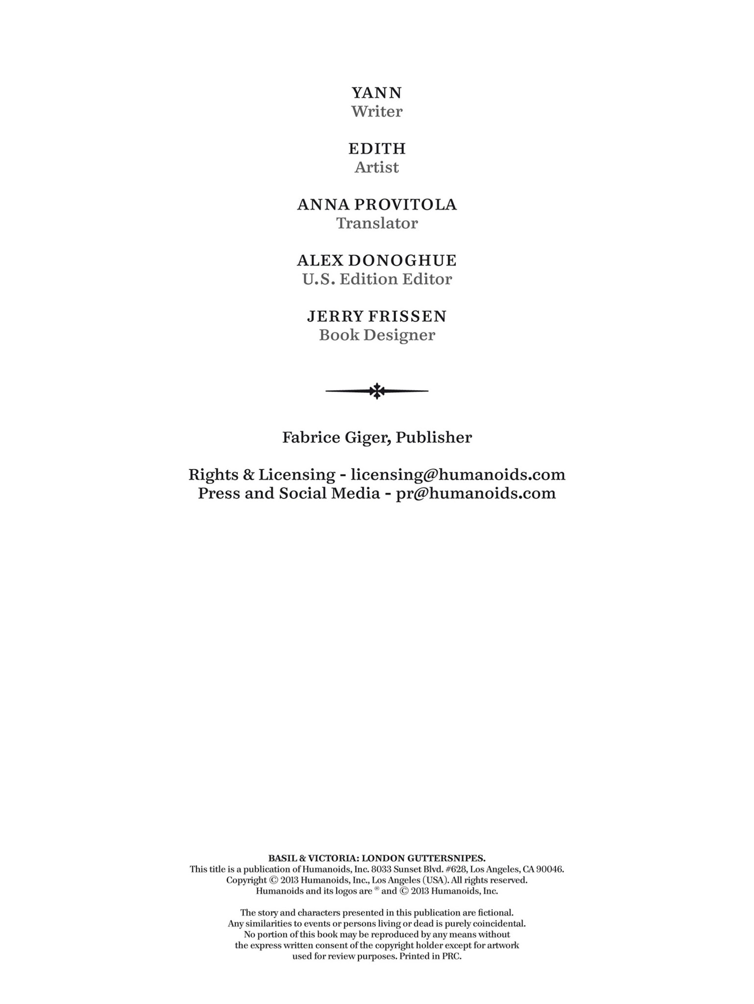 Read online Basil & Victoria comic -  Issue #5 - 2