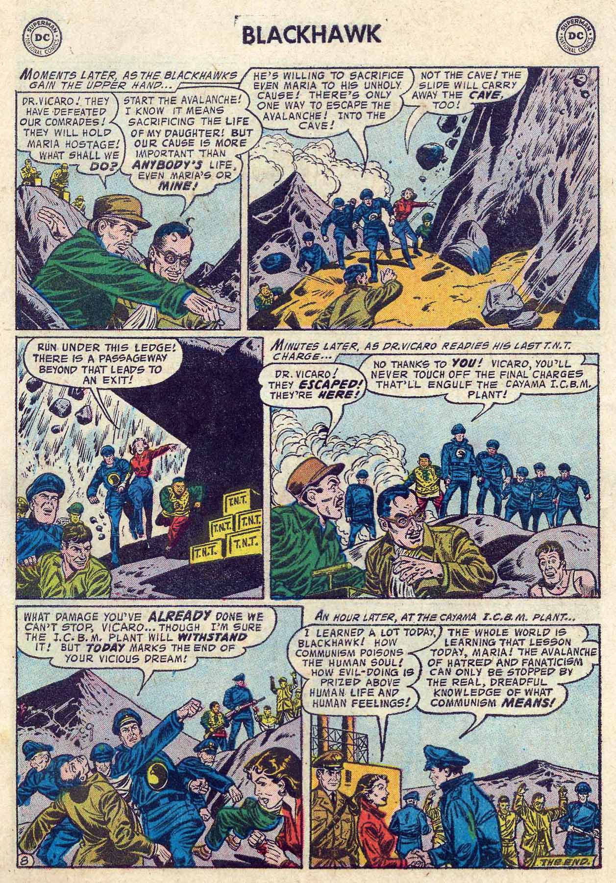Read online Blackhawk (1957) comic -  Issue #109 - 10