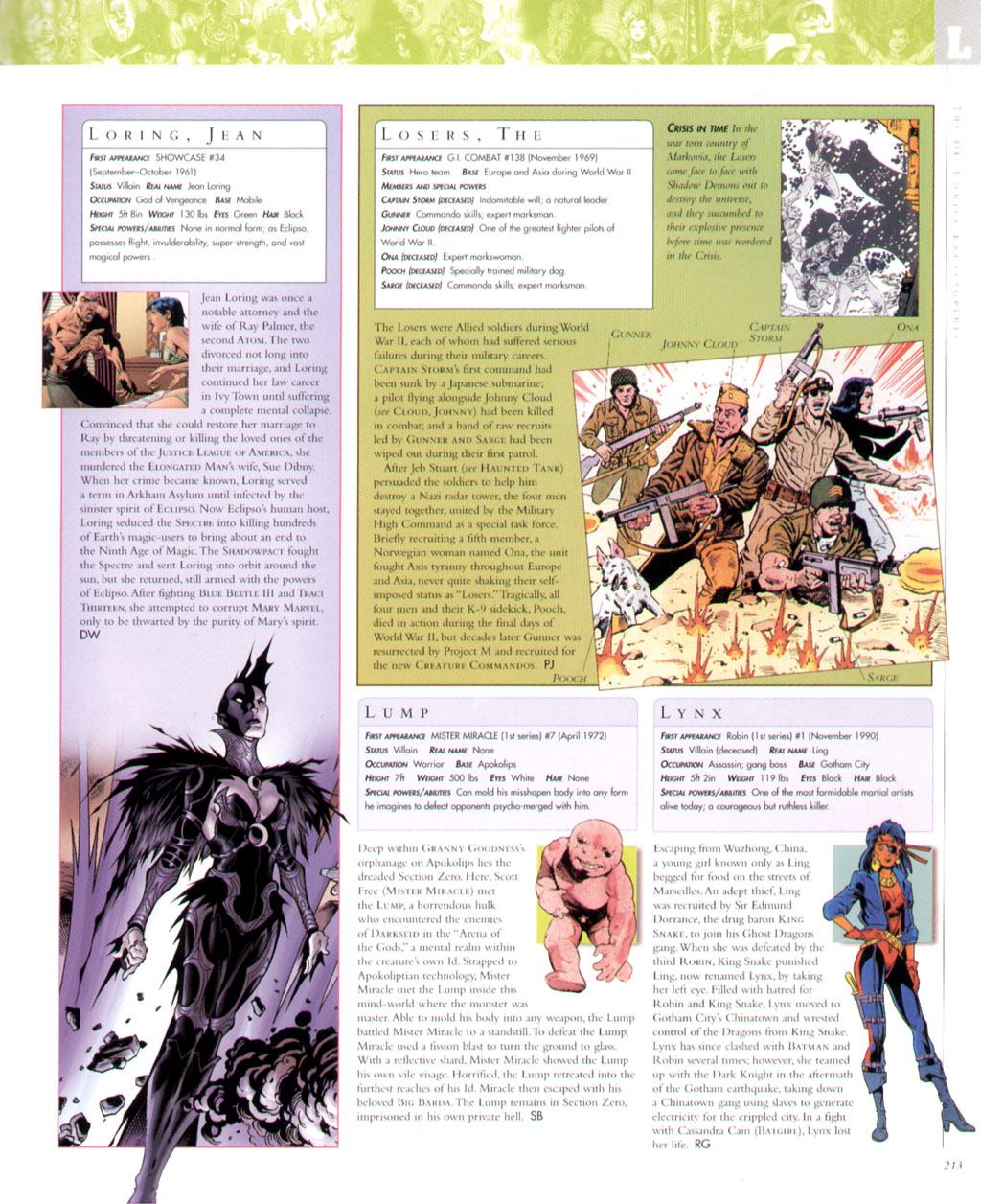 Read online The DC Comics Encyclopedia comic -  Issue # TPB 2 (Part 1) - 207