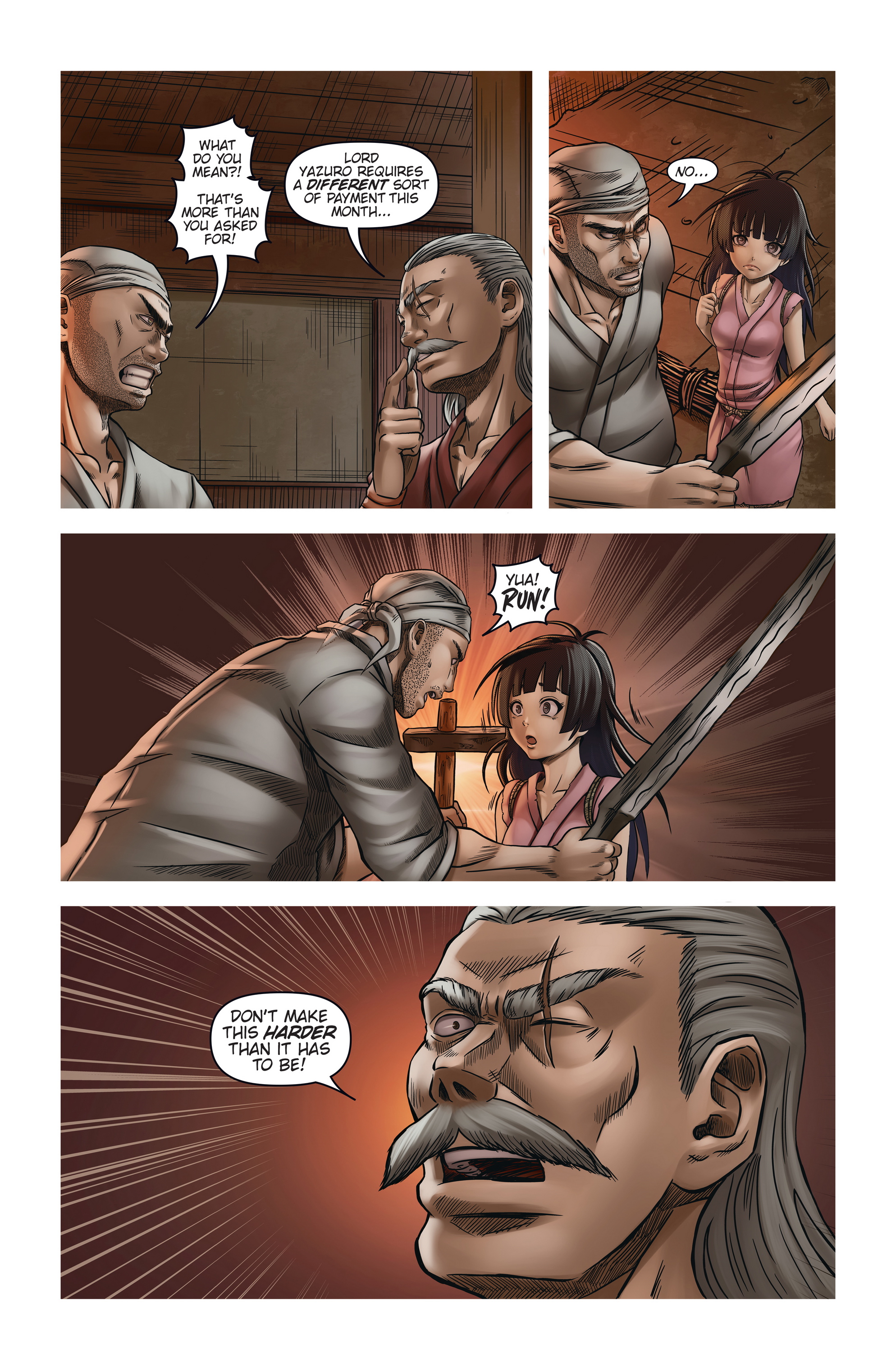 Read online Honor and Curse comic -  Issue #4 - 6