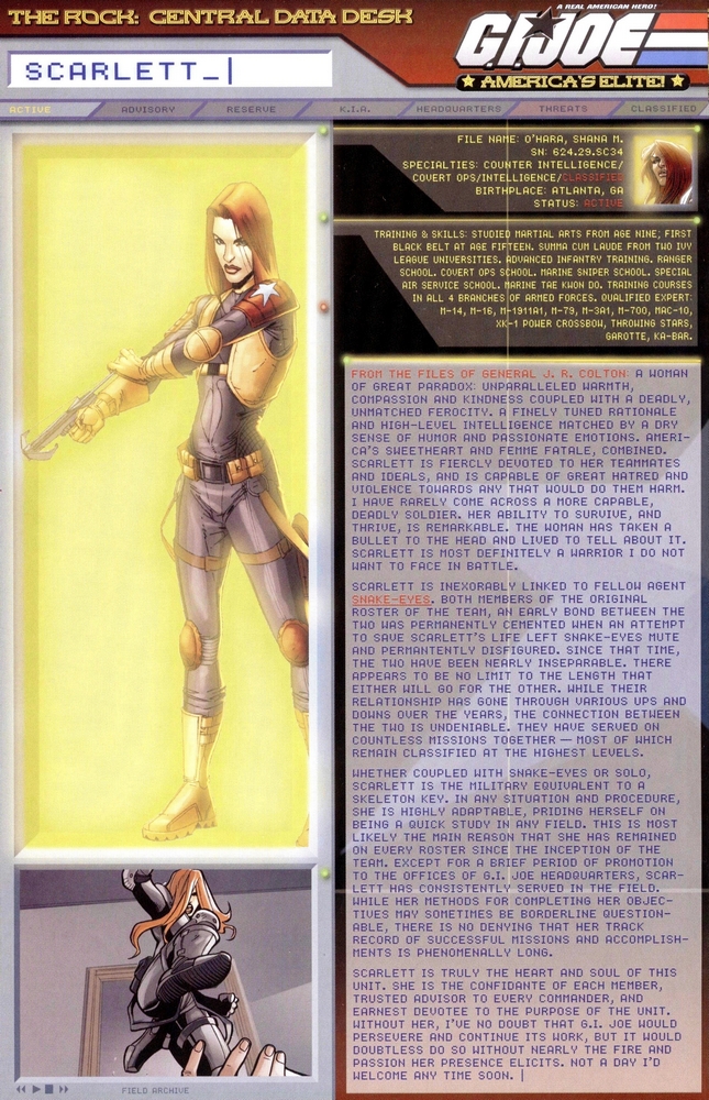 Read online G.I. Joe: Data Desk Handbook comic -  Issue #1 - 8
