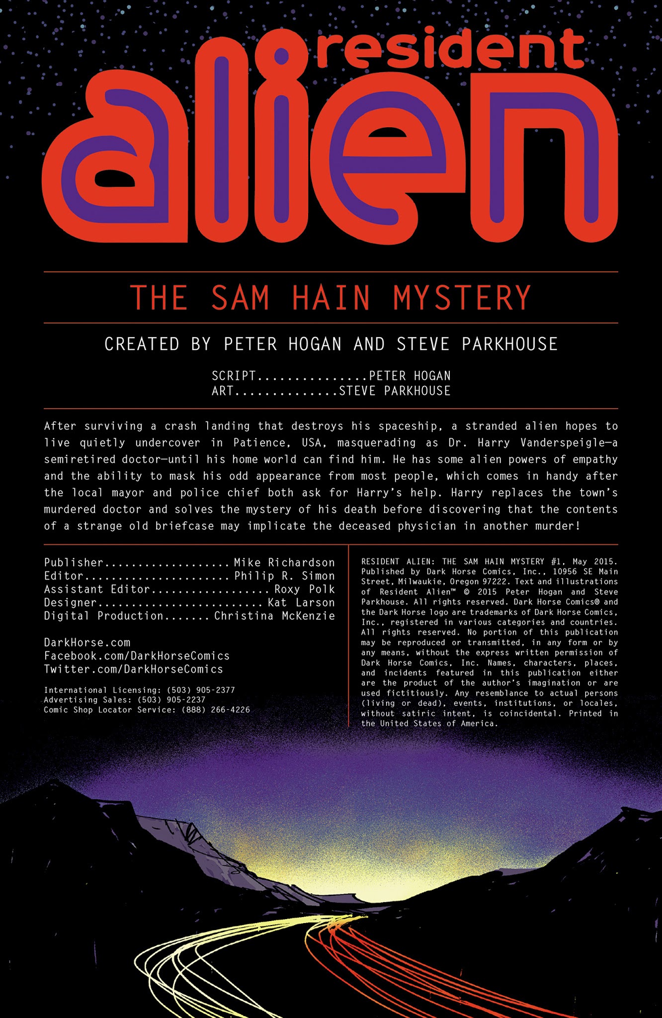 Read online Resident Alien: The Sam Hain Mystery comic -  Issue #1 - 2