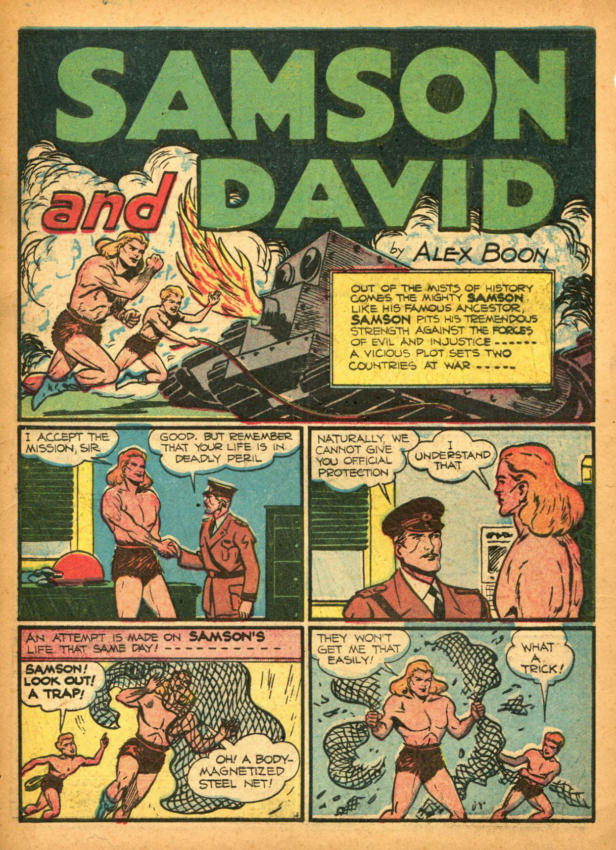 Read online Samson (1940) comic -  Issue #2 - 16