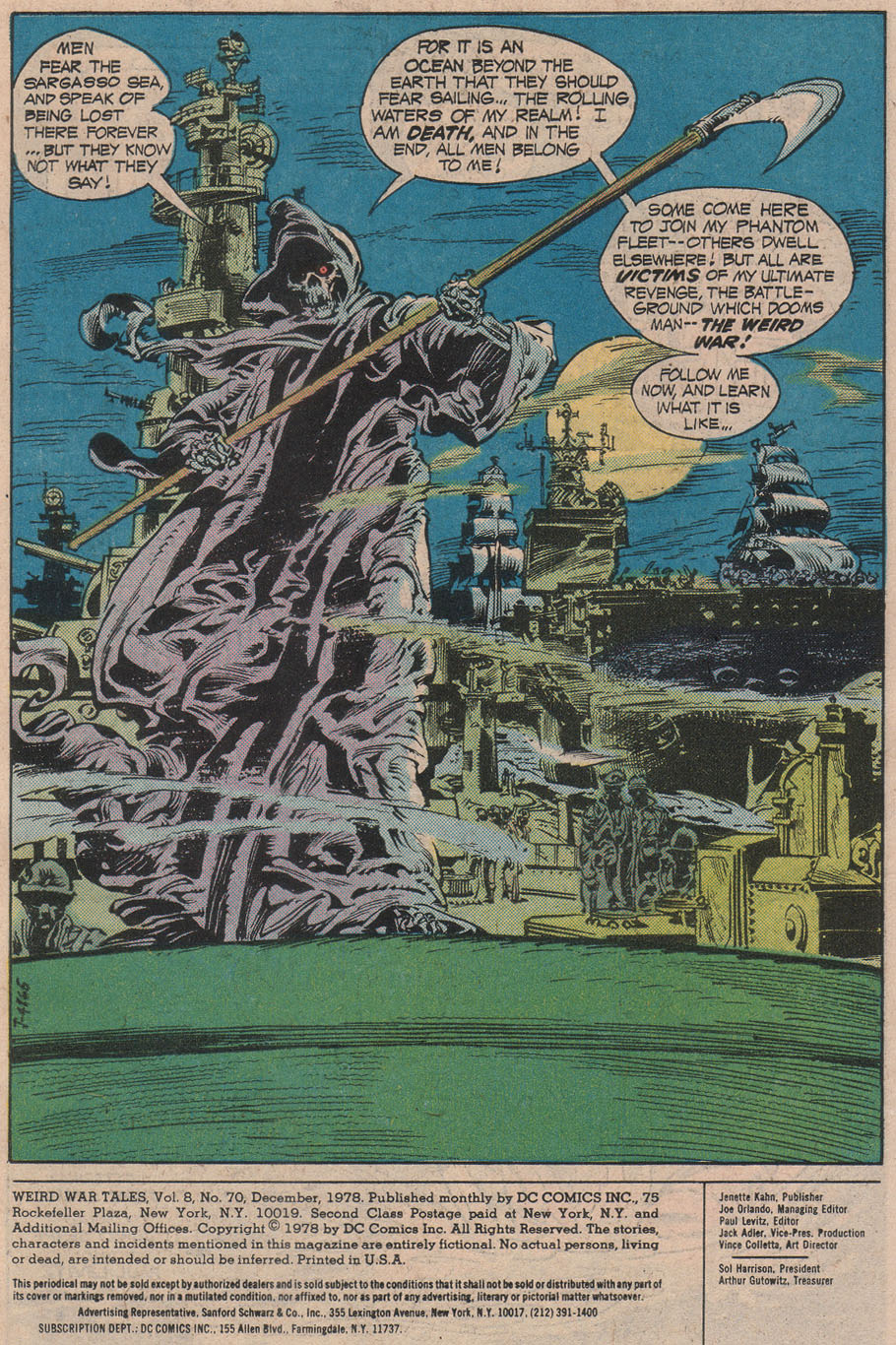 Read online Weird War Tales (1971) comic -  Issue #70 - 3