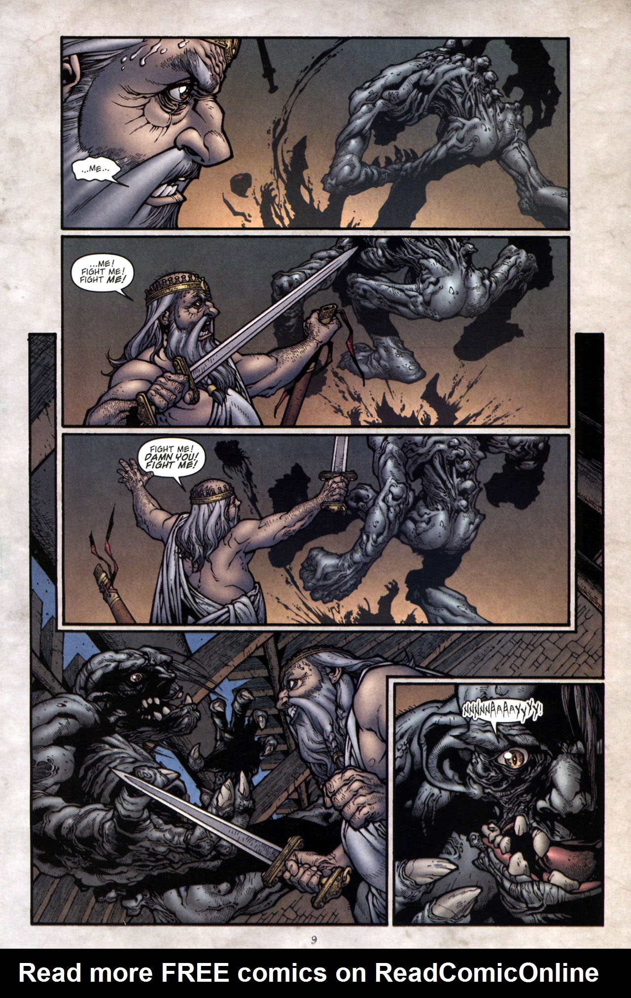 Read online Beowulf (2007) comic -  Issue #1 - 11