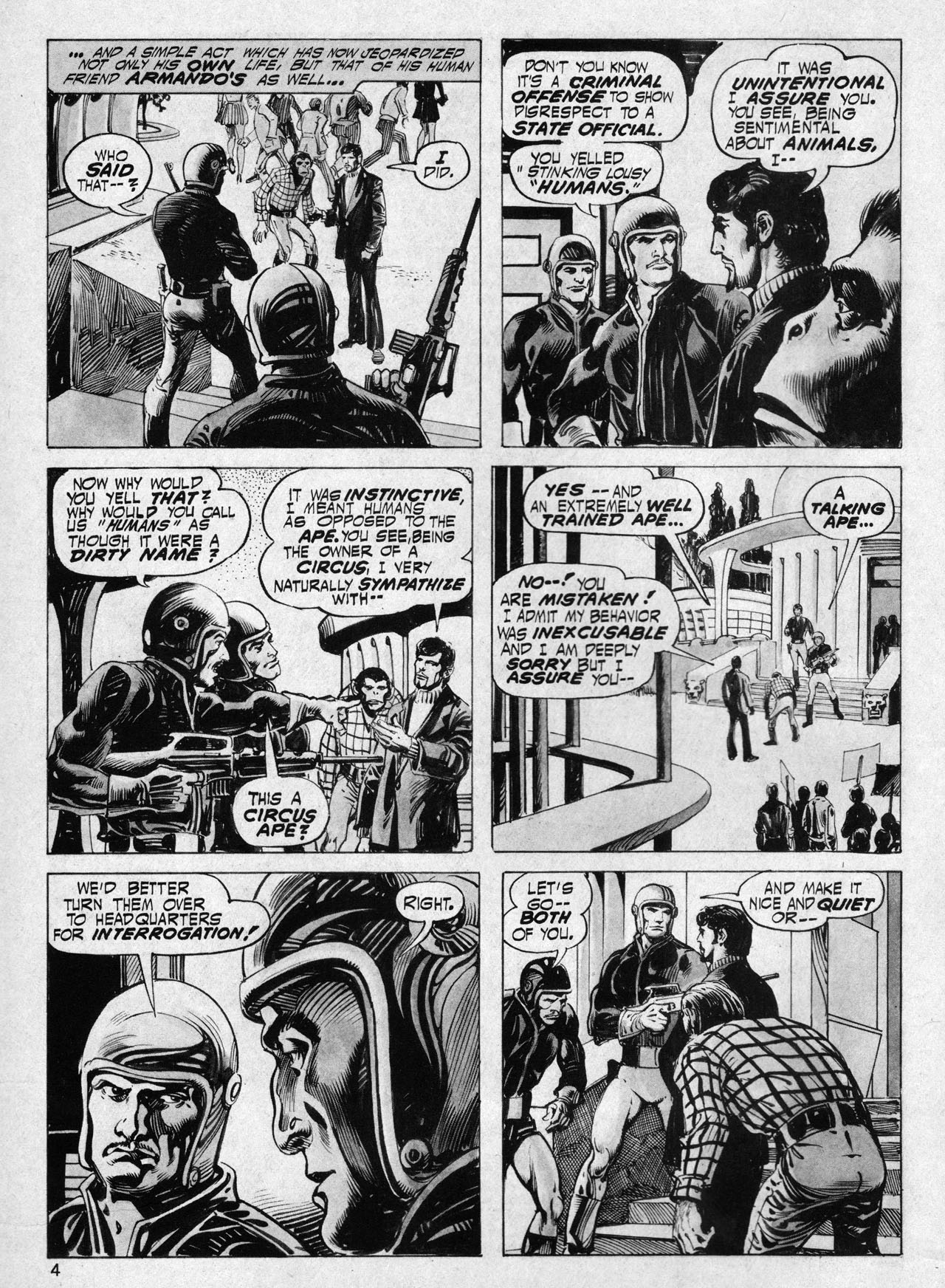 Read online Planet of the Apes comic -  Issue #18 - 4