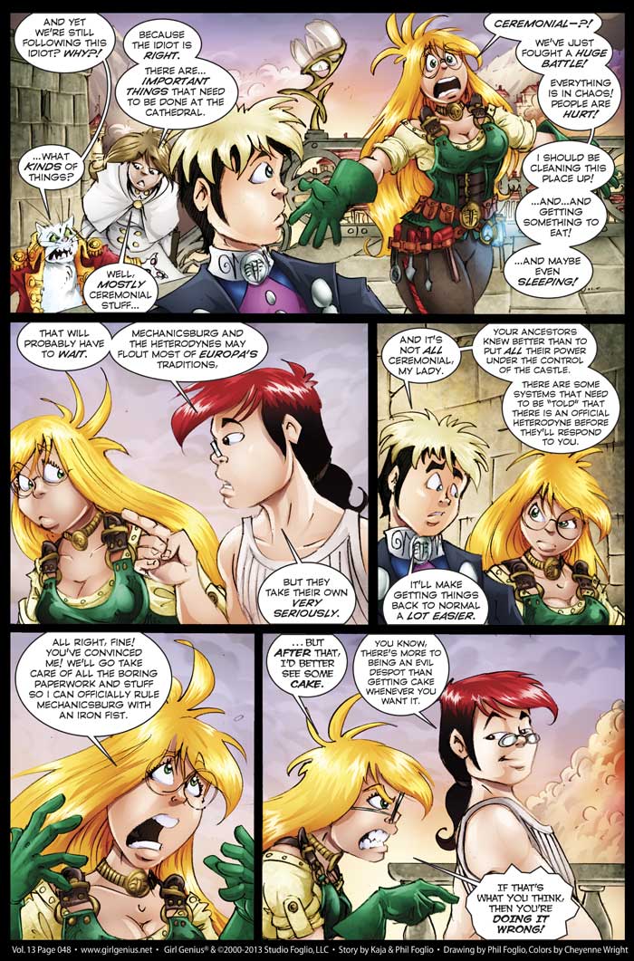 Read online Girl Genius (2002) comic -  Issue #13 - 49