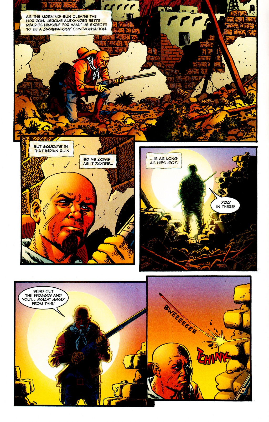 Read online Desperadoes: Quiet Of The Grave comic -  Issue #5 - 8