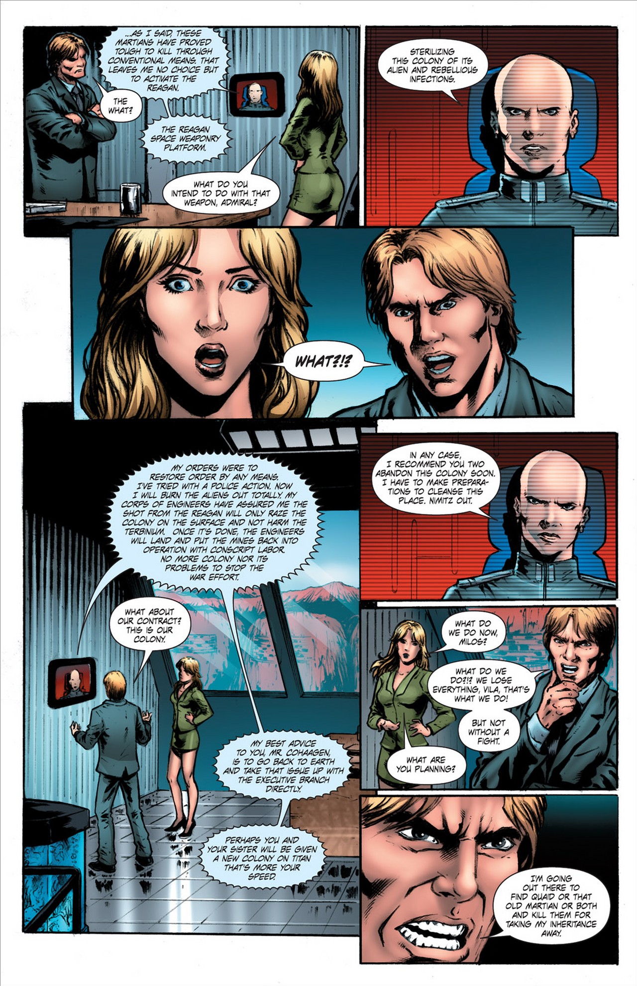 Read online Total Recall comic -  Issue #4 - 14