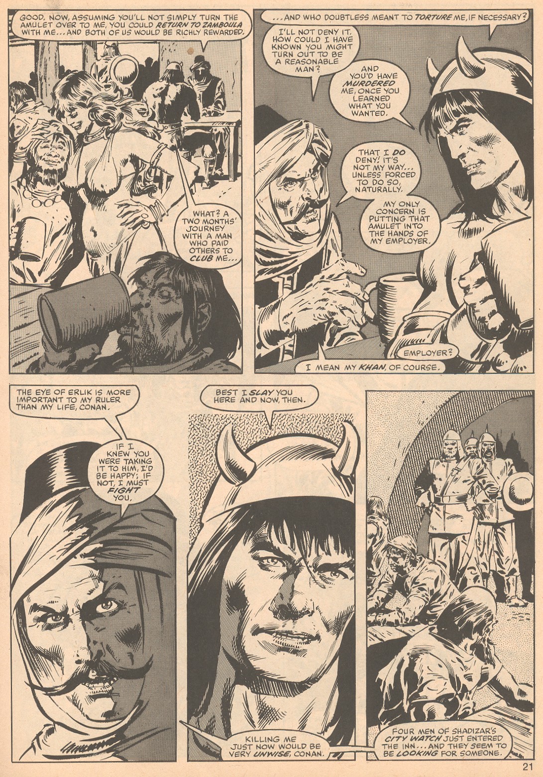 Read online The Savage Sword Of Conan comic -  Issue #56 - 21