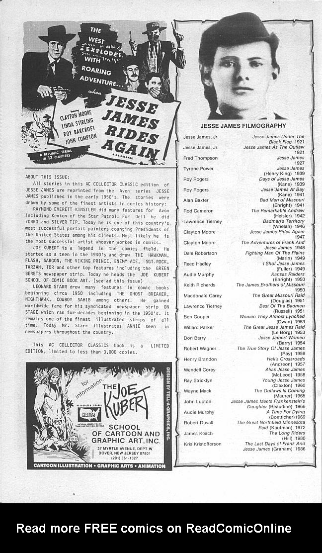 Read online Jesse James comic -  Issue # Full - 36