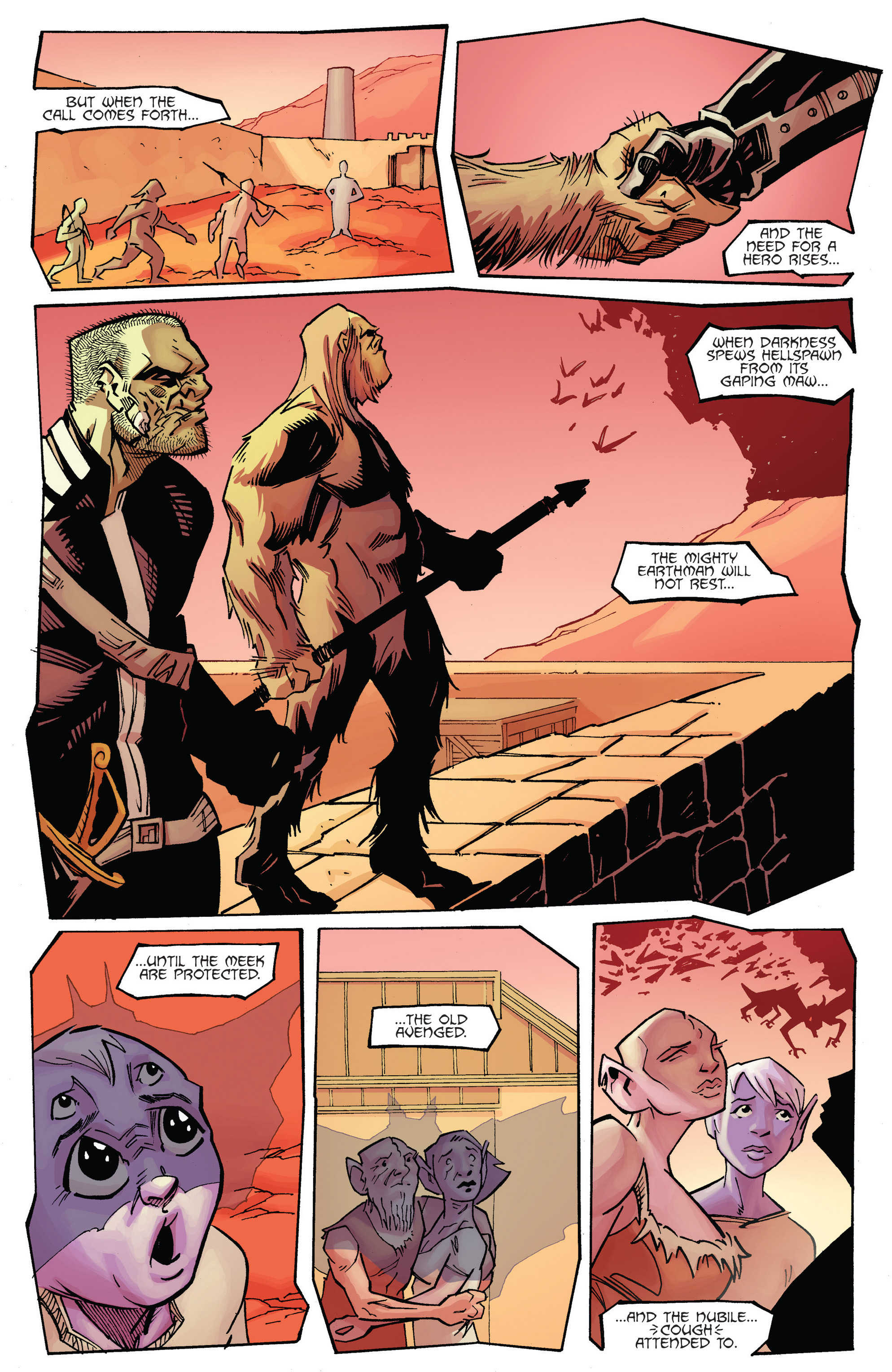 Read online Bigfoot: Sword of the Earthman (2015) comic -  Issue #2 - 6