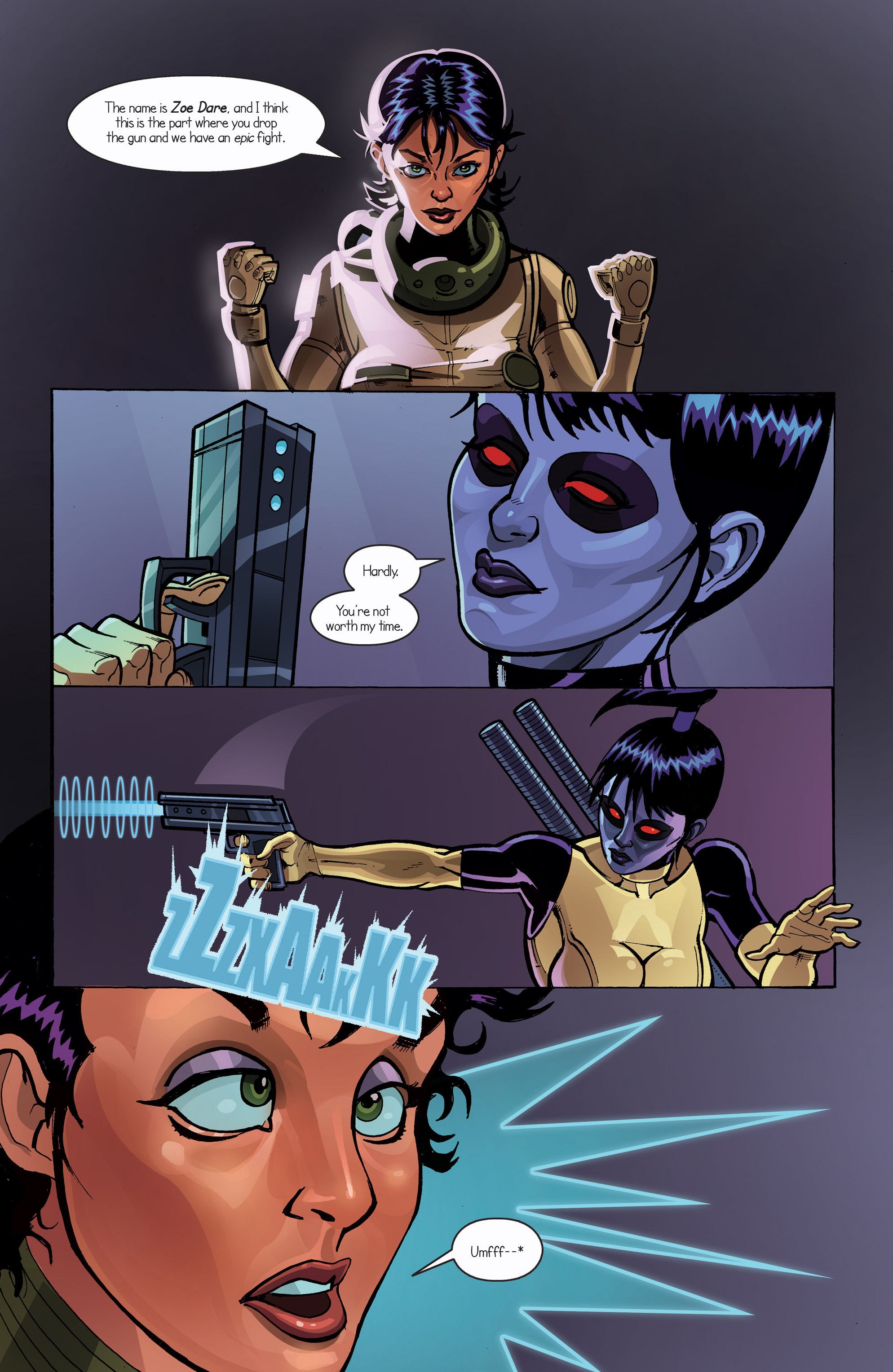 Read online Zoe Dare Versus The Disasteroid comic -  Issue #2 - 23
