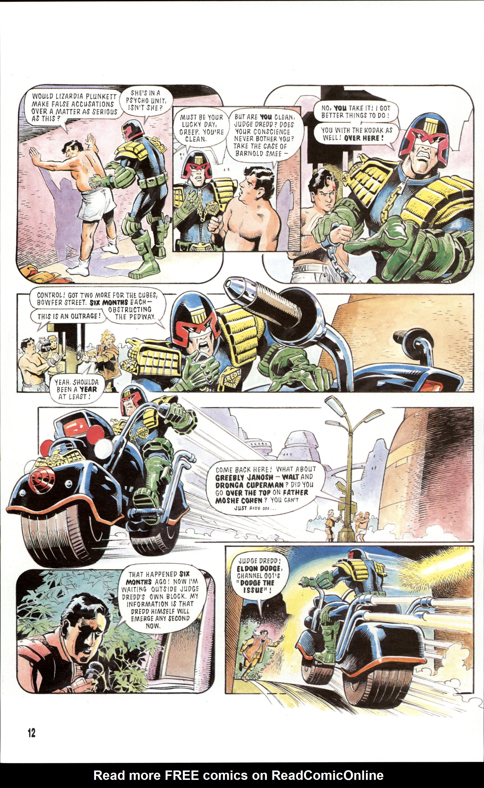 Read online Dredd Rules! comic -  Issue #9 - 14
