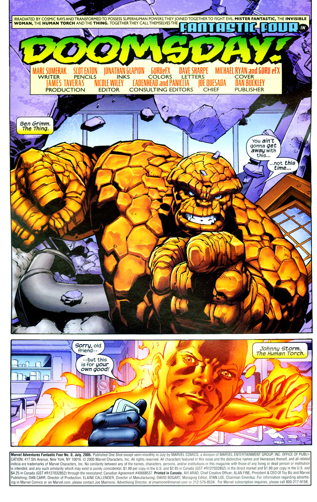 Read online Marvel Adventures Fantastic Four comic -  Issue #0 - 3