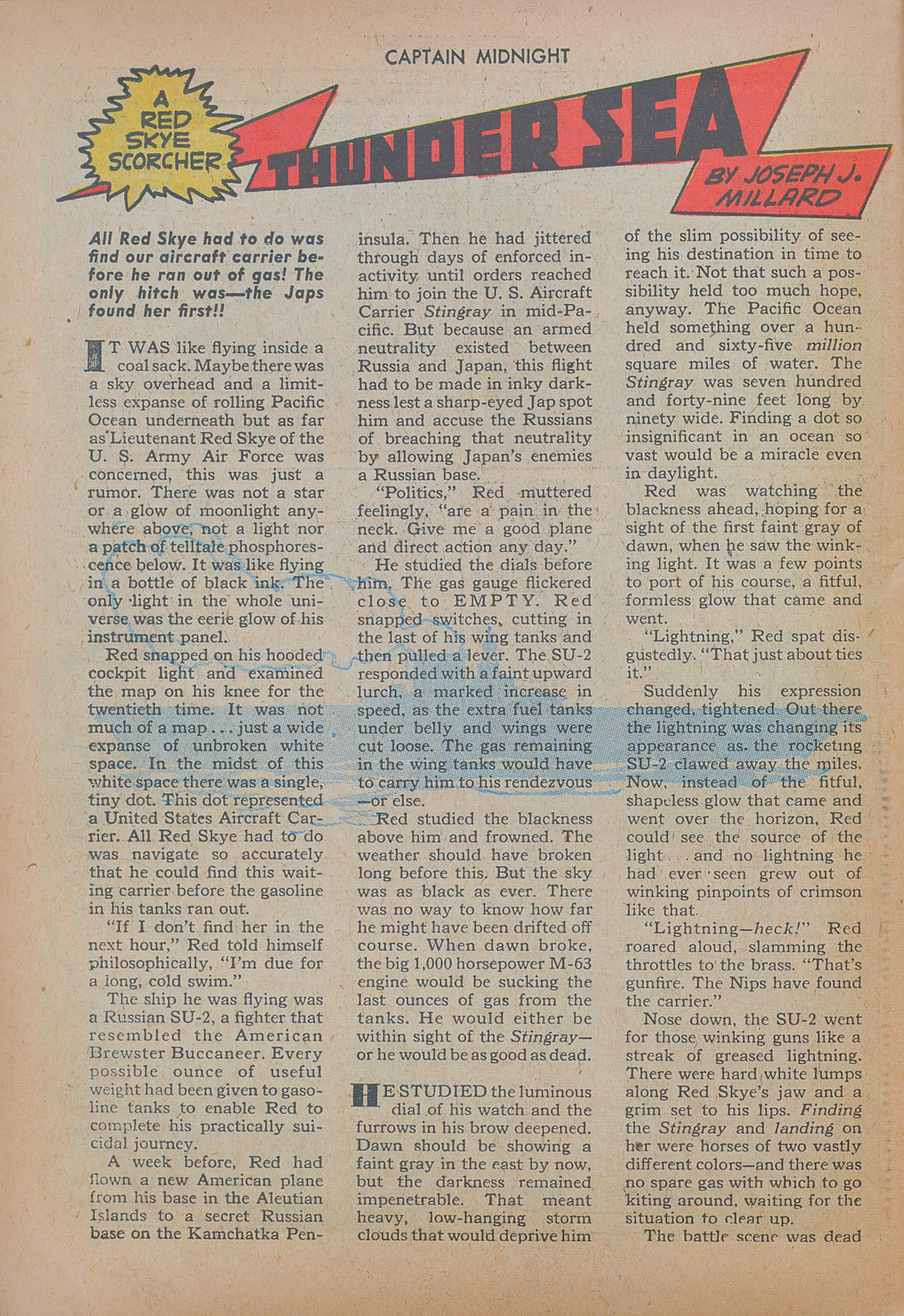 Read online Captain Midnight (1942) comic -  Issue #17 - 38
