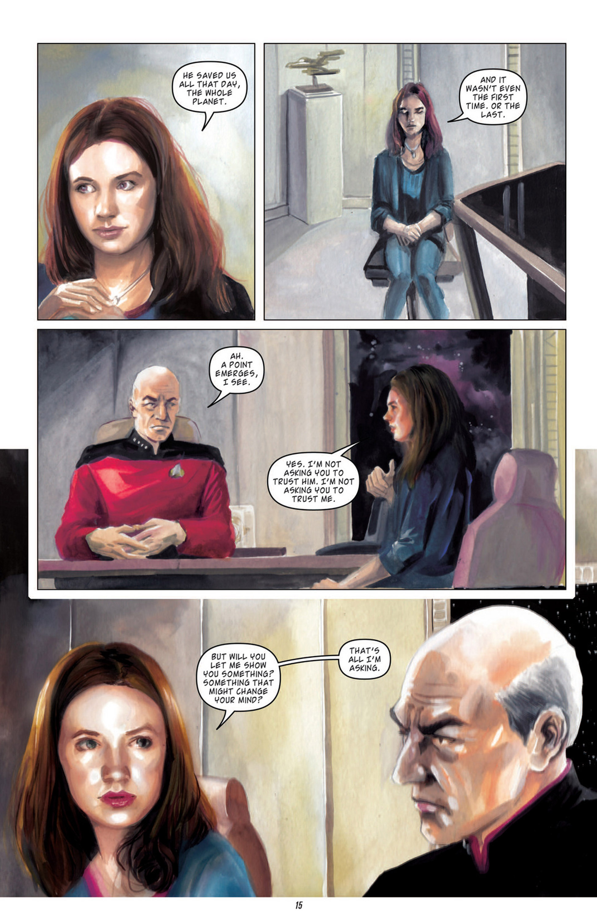 Read online Star Trek: The Next Generation/Doctor Who: Assimilation² comic -  Issue #5 - 18