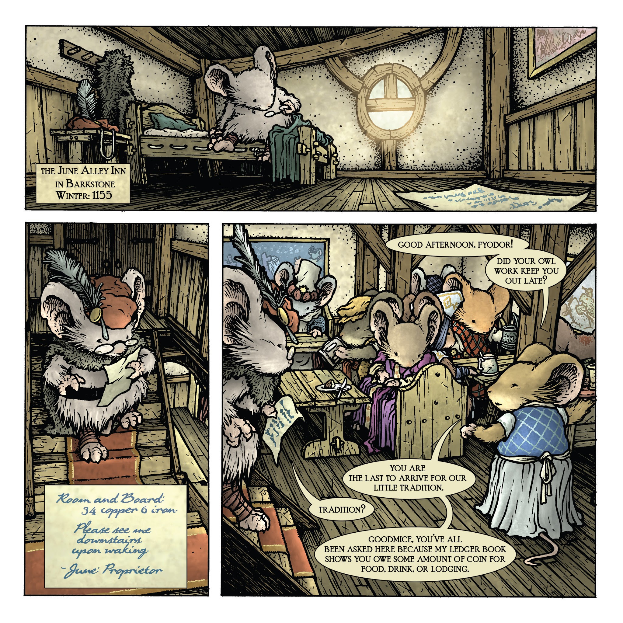 Read online Mouse Guard: Legends of the Guard Volume Three comic -  Issue # TPB - 12