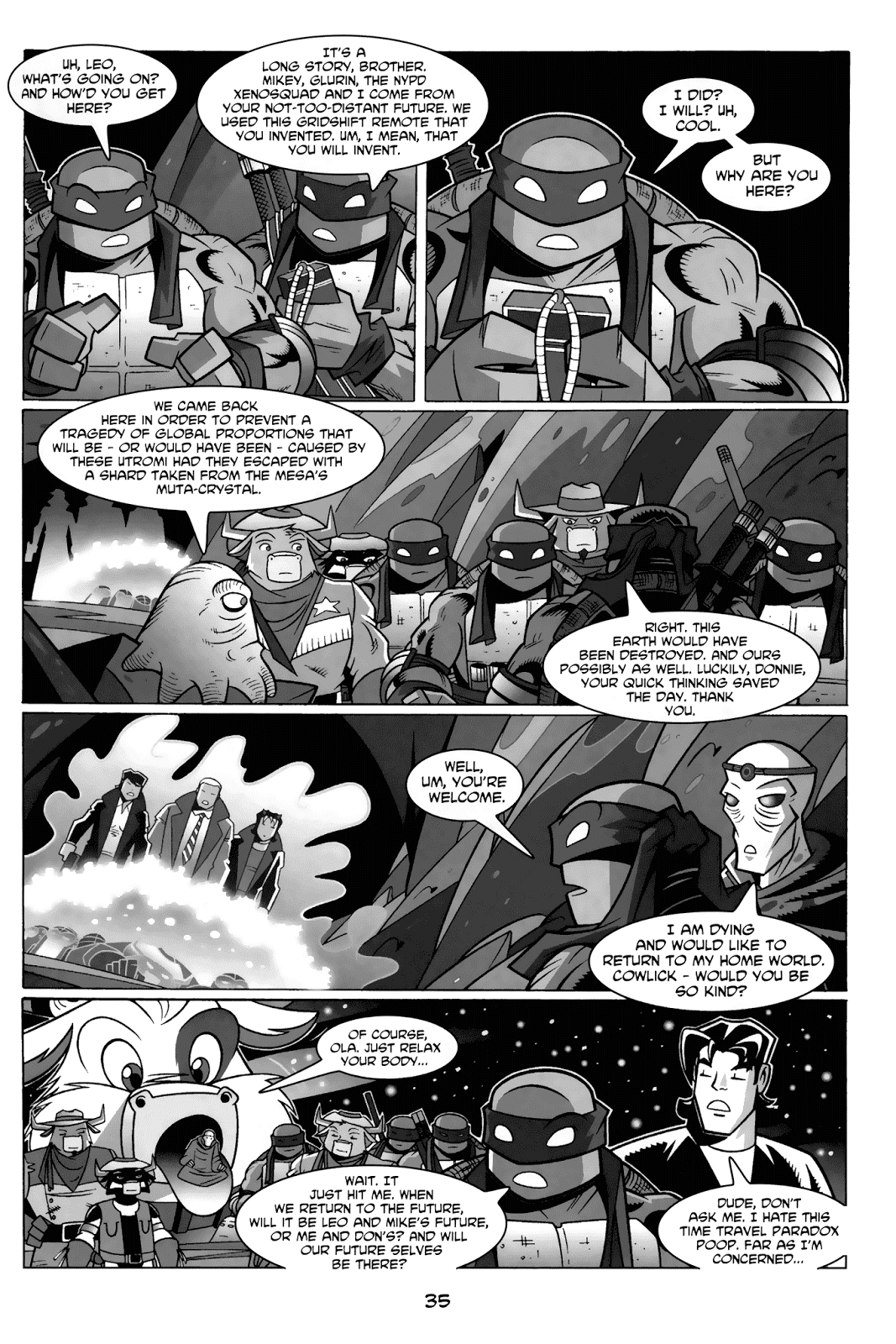 Tales of the TMNT issue 58 - Page 35