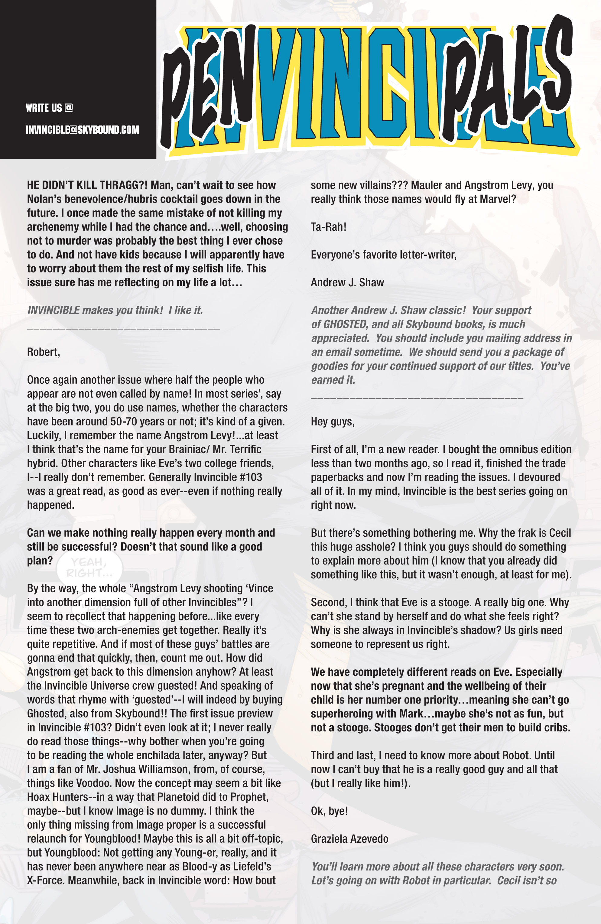 Read online Invincible comic -  Issue #105 - 22
