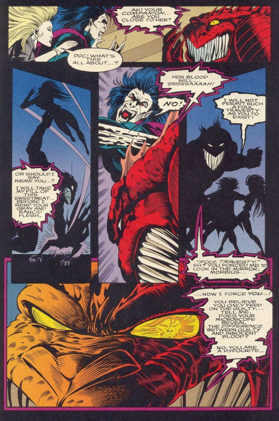 Read online Morbius: The Living Vampire (1992) comic -  Issue #24 - 20