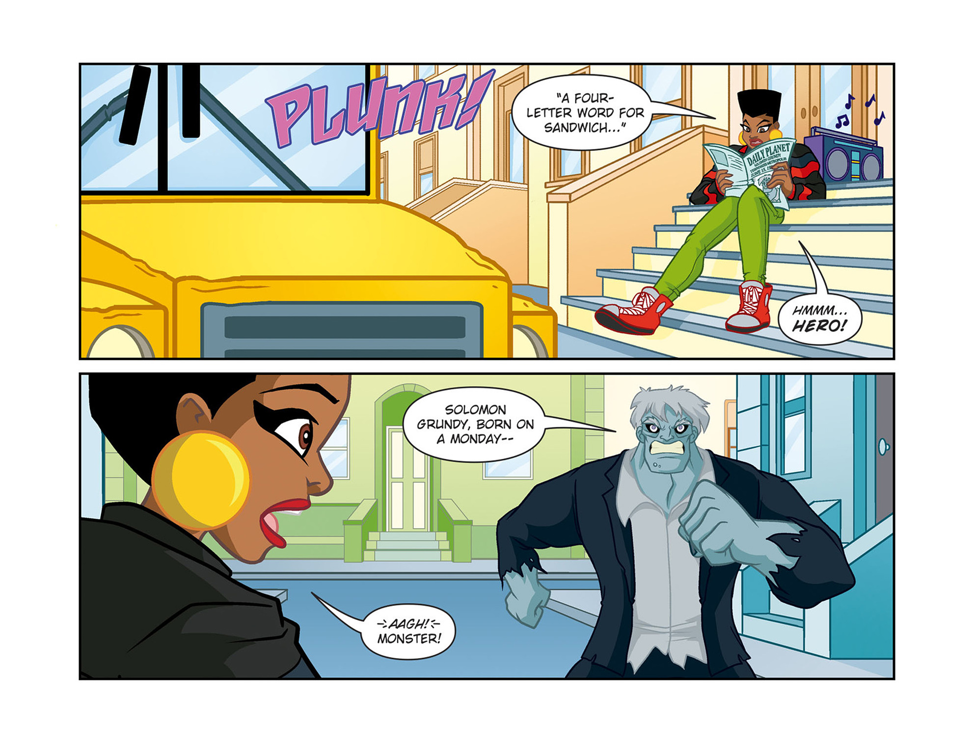 Read online DC Super Hero Girls: Past Times at Super Hero High comic -  Issue #12 - 8