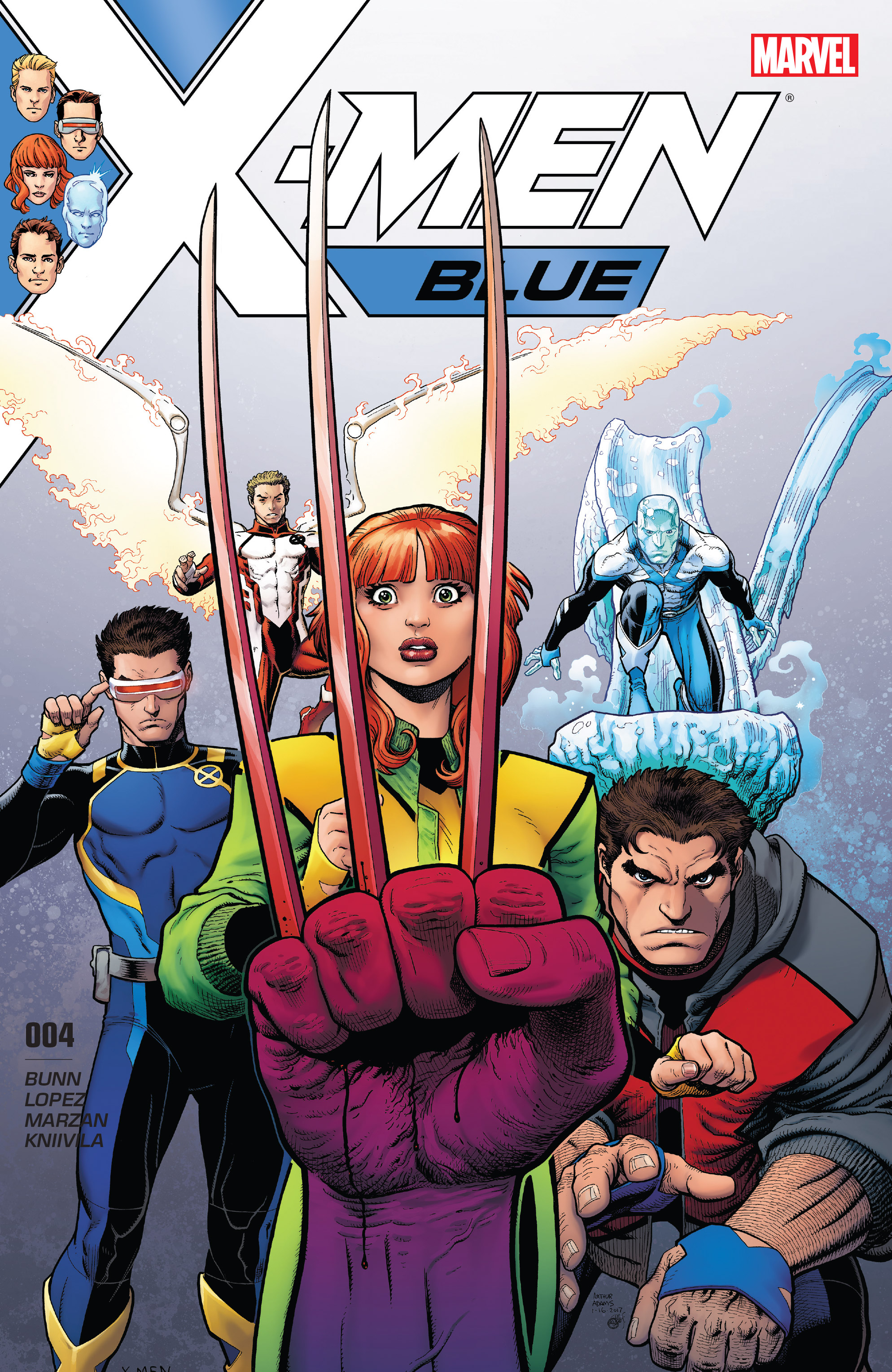 Read online X-Men: Blue comic -  Issue #4 - 1
