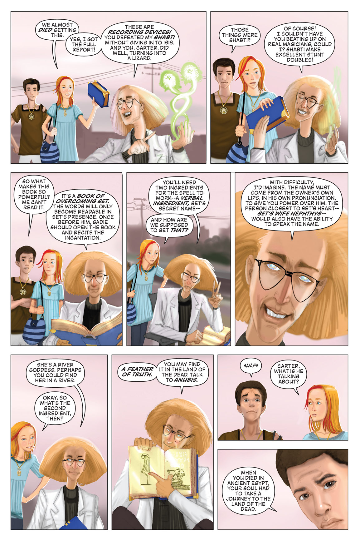 Read online The Kane Chronicles comic -  Issue # TPB 1 - 112