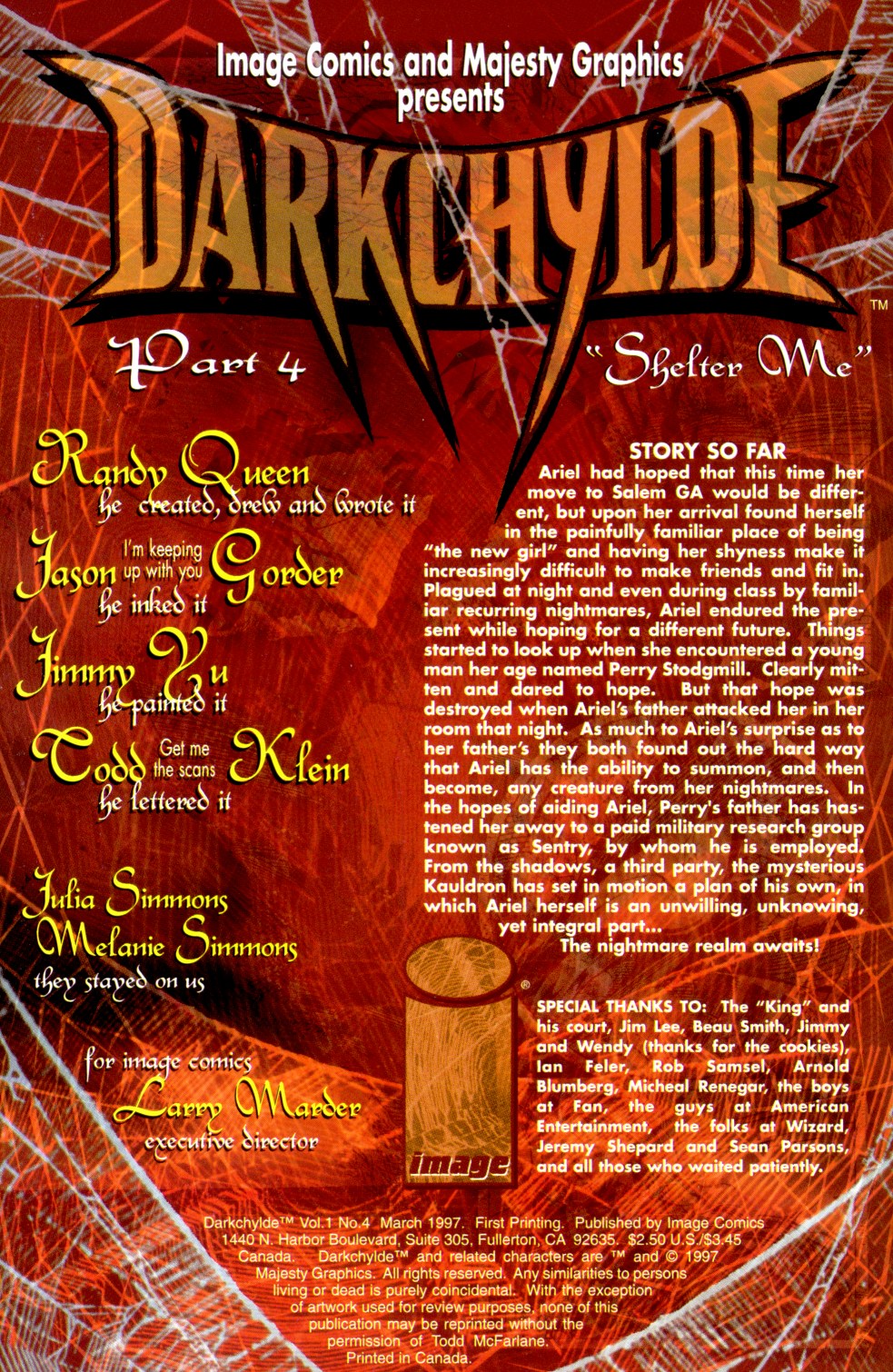 Read online Darkchylde comic -  Issue #4 - 2