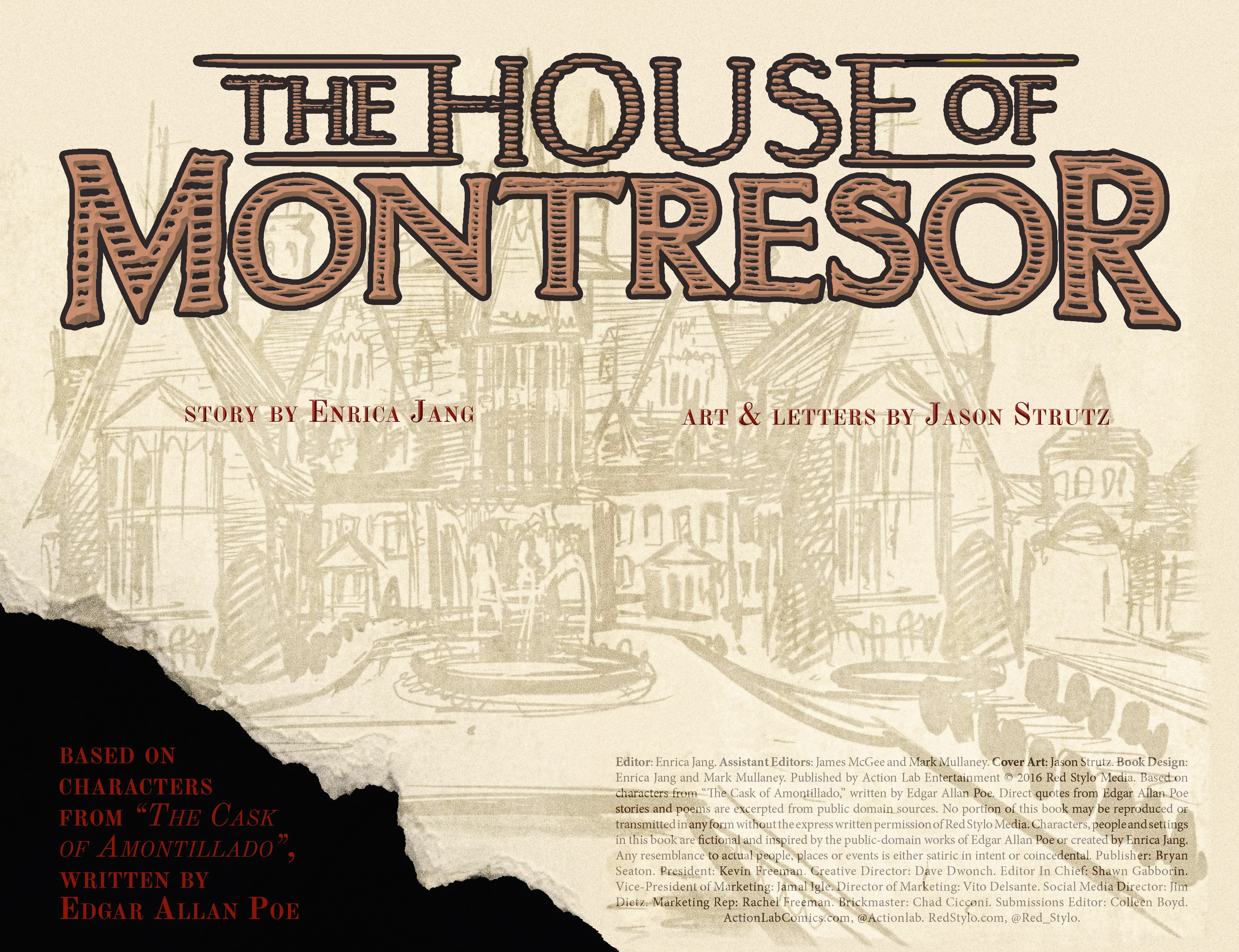 Read online The House of Montresor comic -  Issue #1 - 2