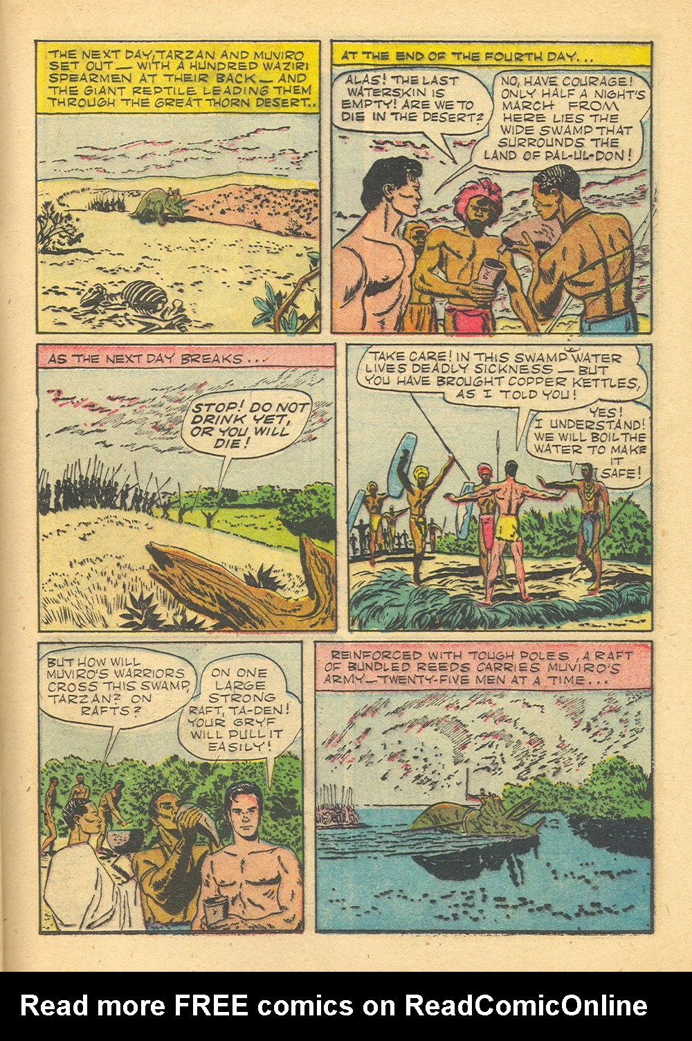Read online Tarzan (1948) comic -  Issue #24 - 33