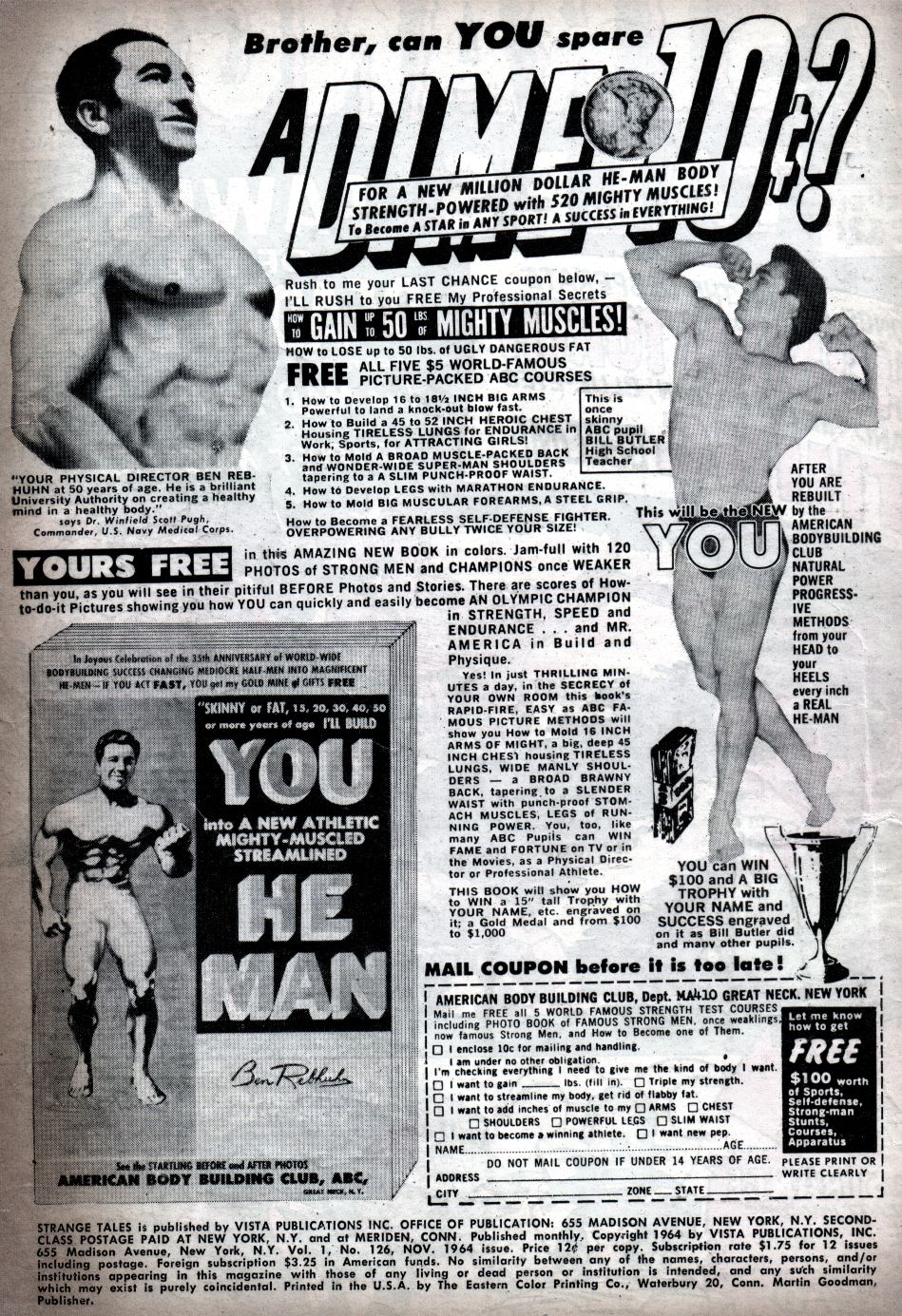 Read online Strange Tales (1951) comic -  Issue #126 - 2