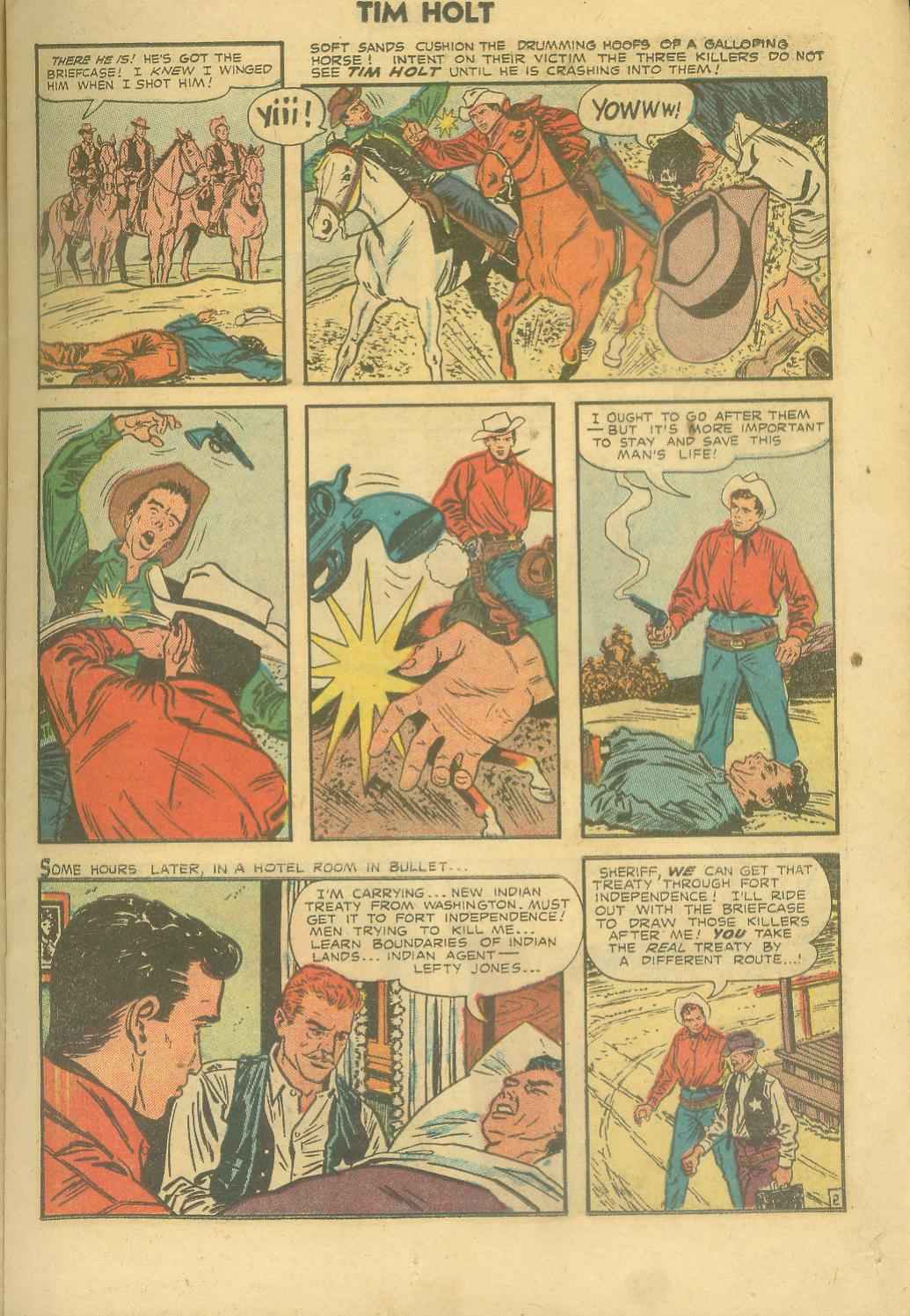 Read online Tim Holt comic -  Issue #33 - 13