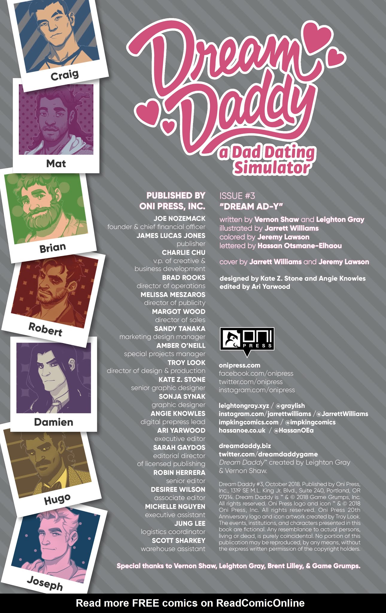 Read online Dream Daddy comic -  Issue #3 - 2