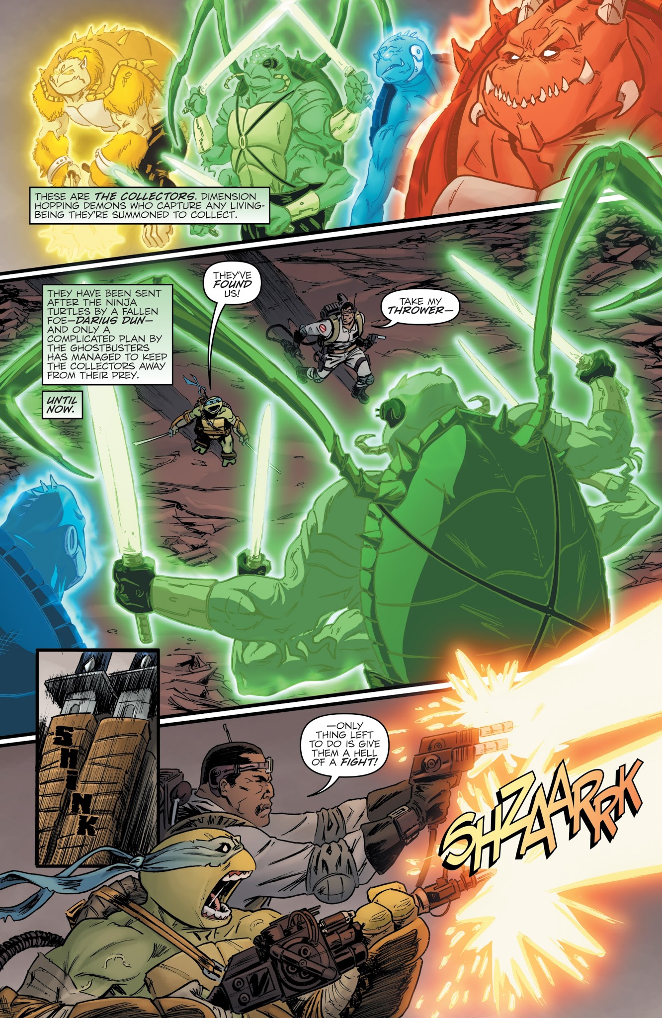 Read online Teenage Mutant Ninja Turtles/Ghostbusters 2 comic -  Issue #4 - 5