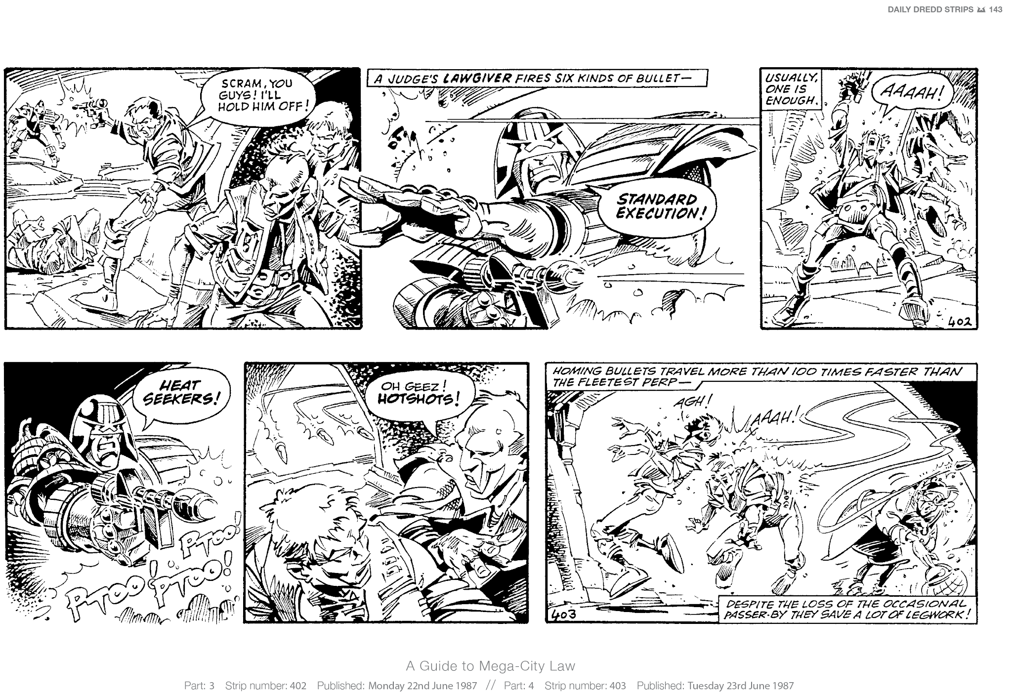 Read online Judge Dredd: The Daily Dredds comic -  Issue # TPB 2 - 146