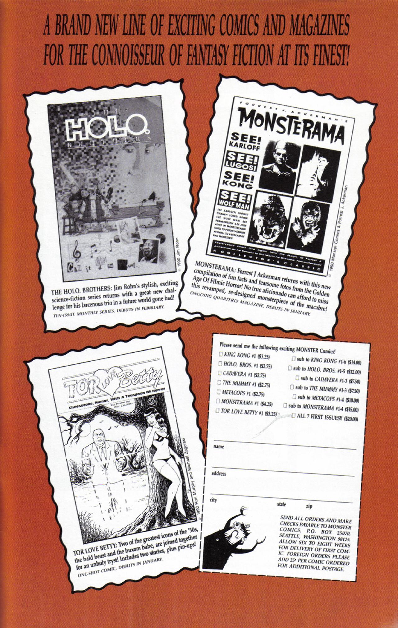 Read online King Kong (1991) comic -  Issue #2 - 22