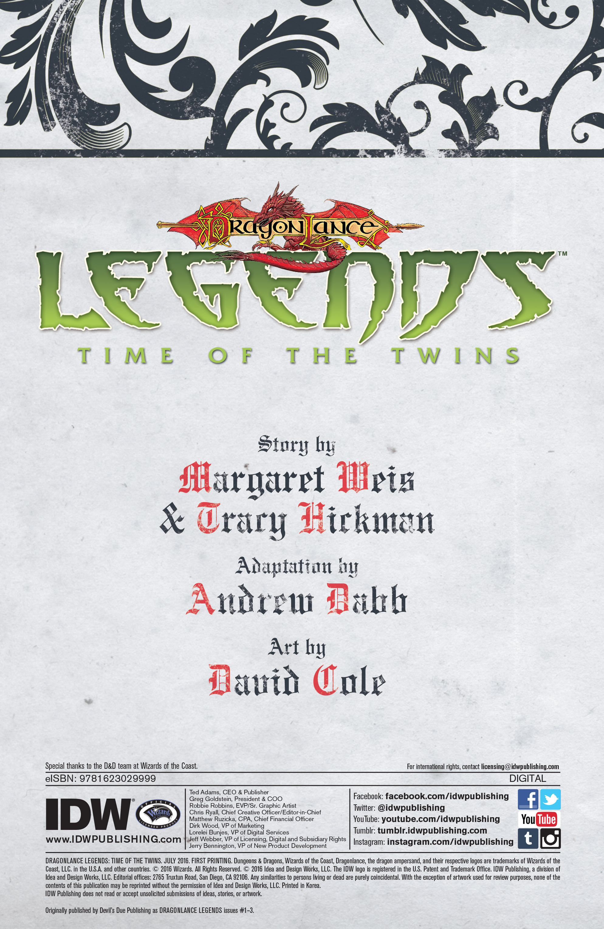 Read online Dragonlance Legends: Time of the Twins comic -  Issue # TPB - 3