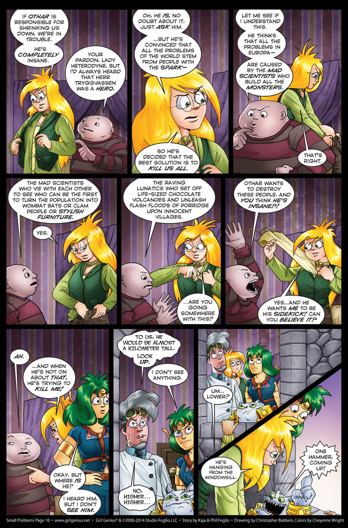 Read online Girl Genius (2002) comic -  Issue #13 - 173