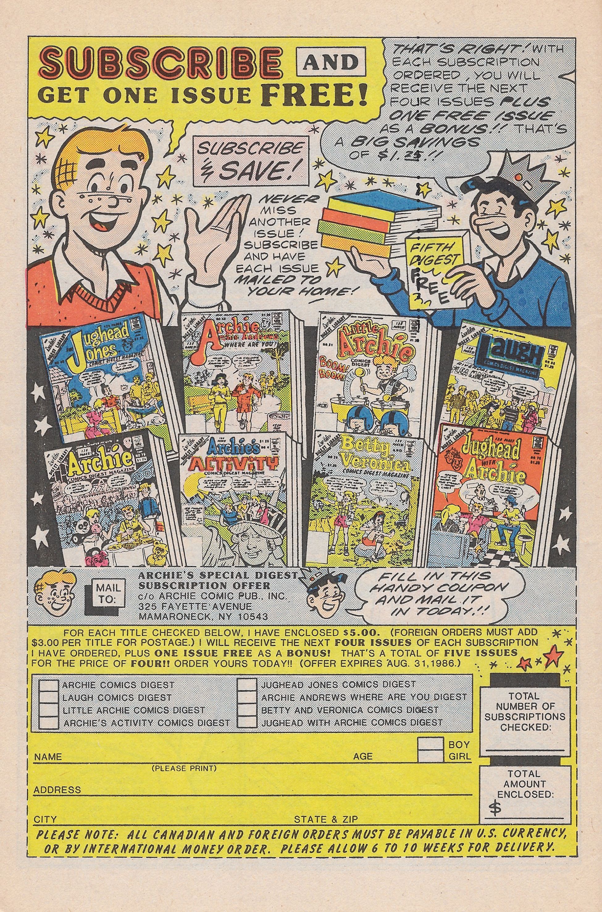 Read online Archie Giant Series Magazine comic -  Issue #561 - 12