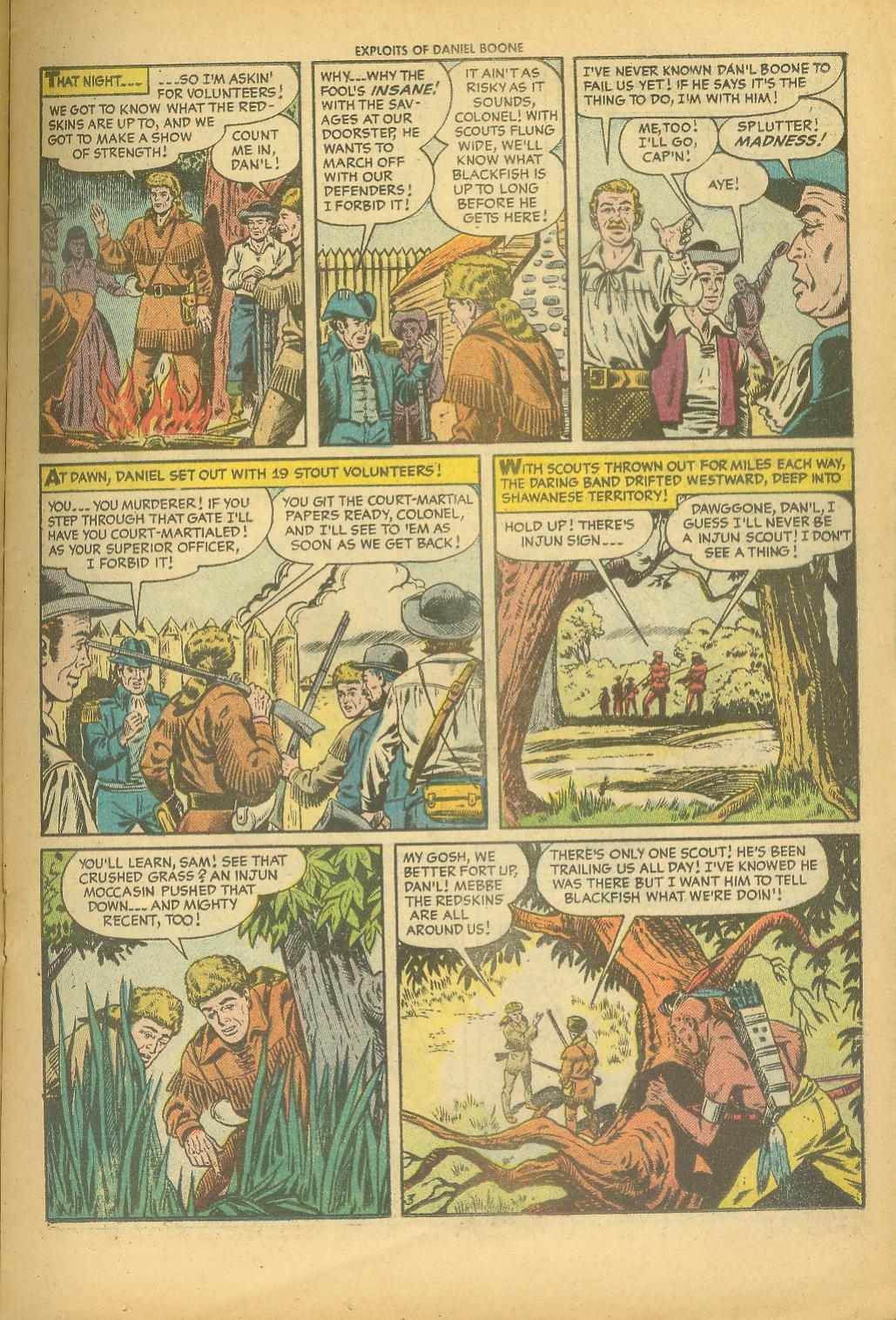 Read online Exploits of Daniel Boone comic -  Issue #1 - 15